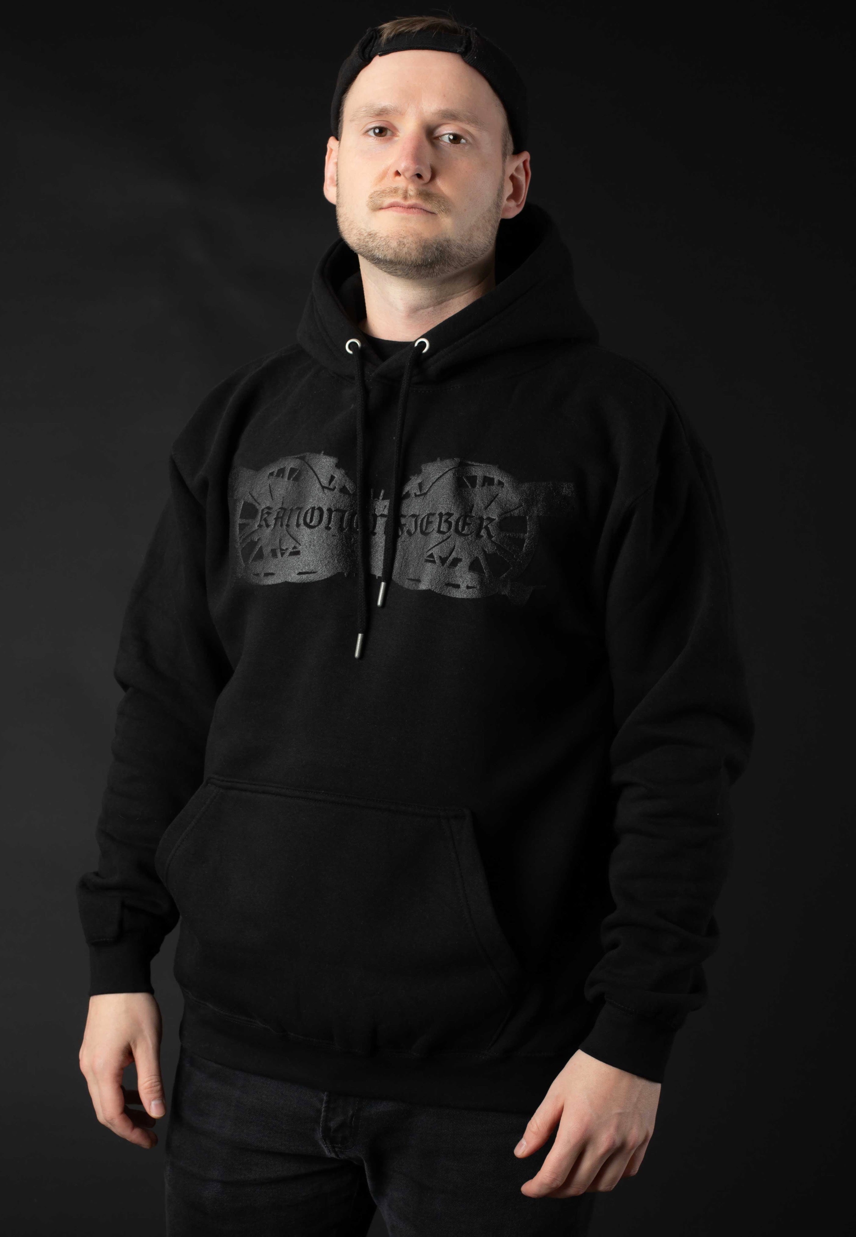 Kanonenfieber - Logo Limited Black On Black - Hoodie Enjoy Online