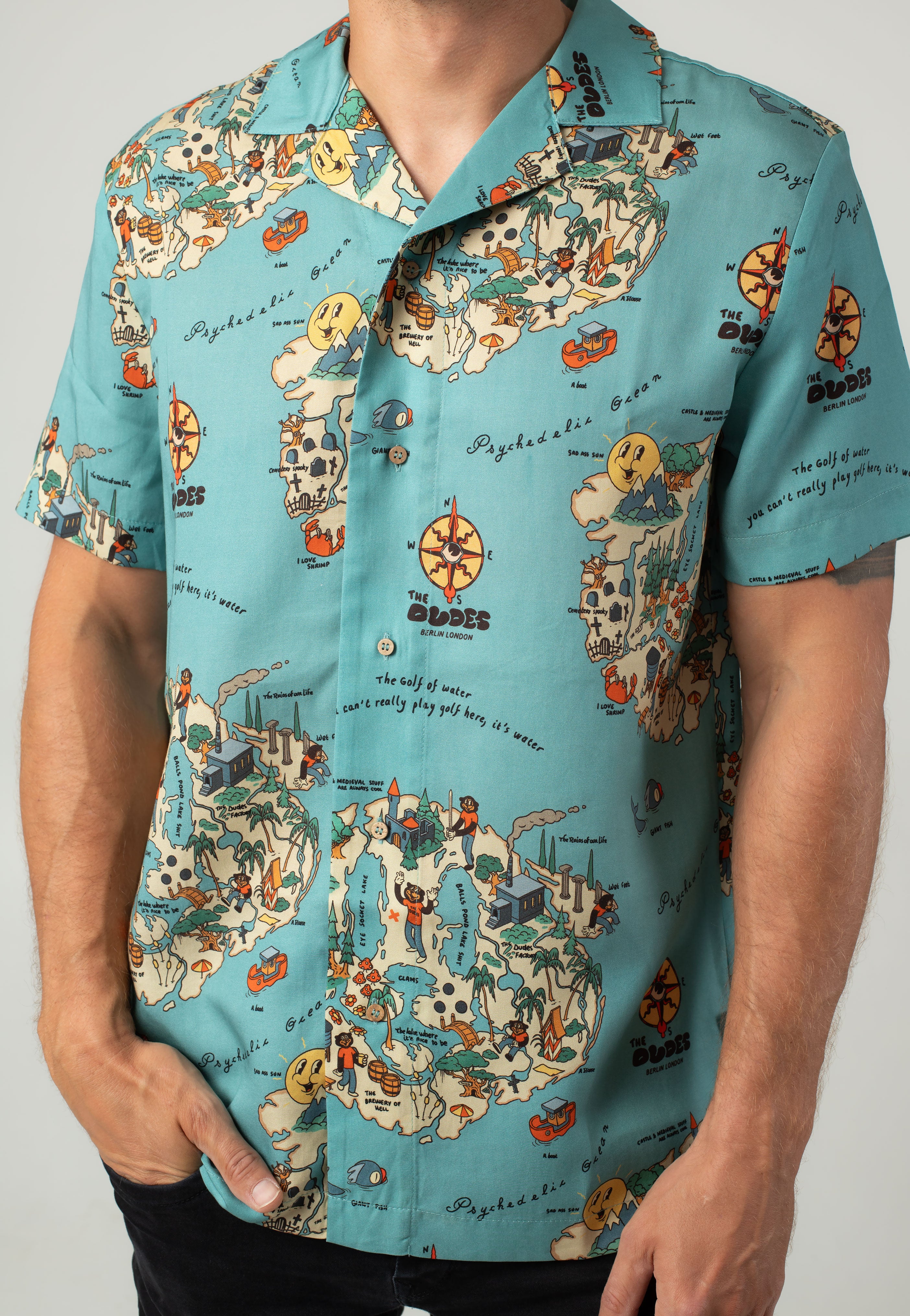 The Dudes - Dudland Hawaiian Multicolor - Shirt Discount View