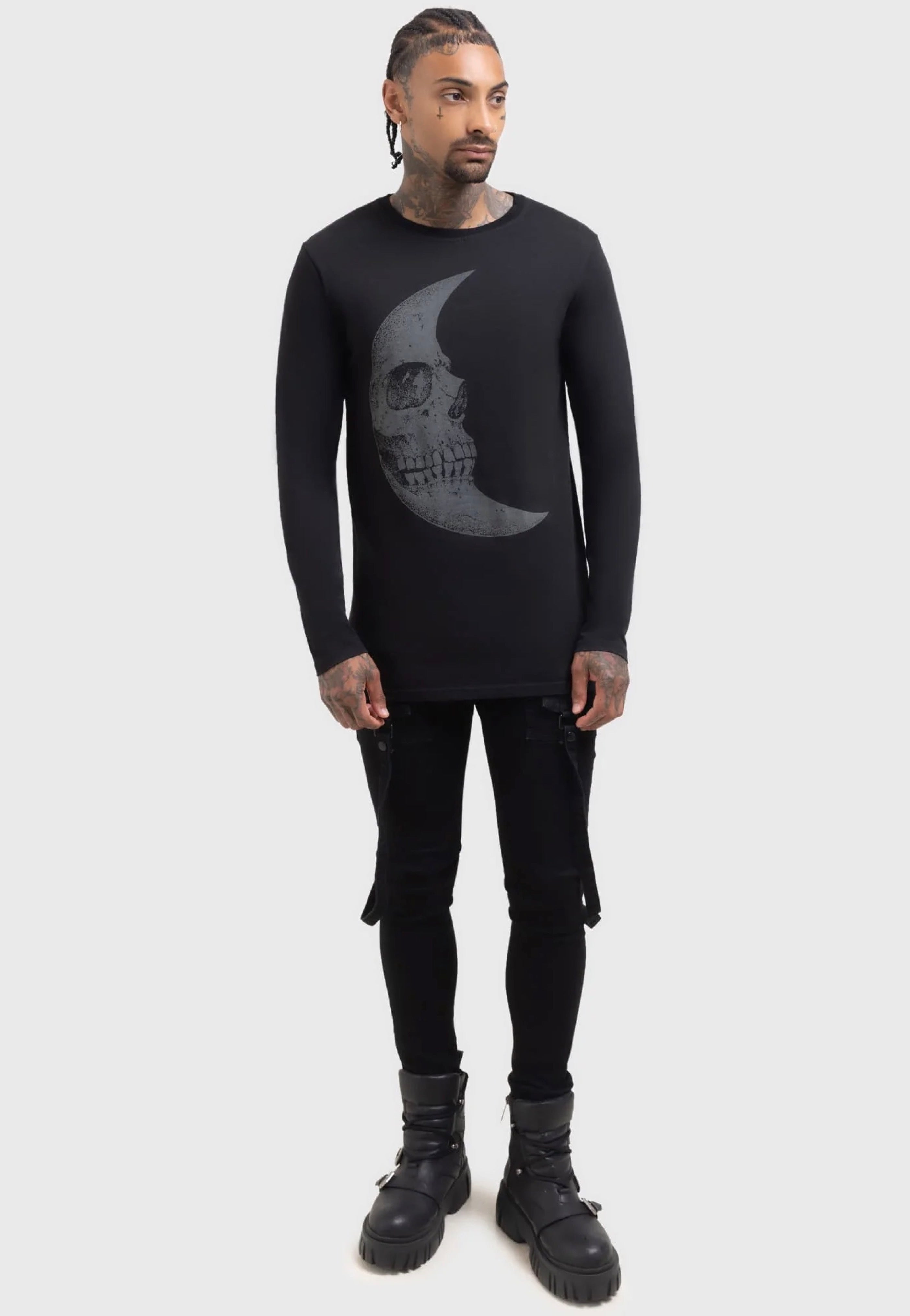 Killstar x Kihilist - Lunar Crescent Black - Longsleeve Buy Cheap Pay With Paypal