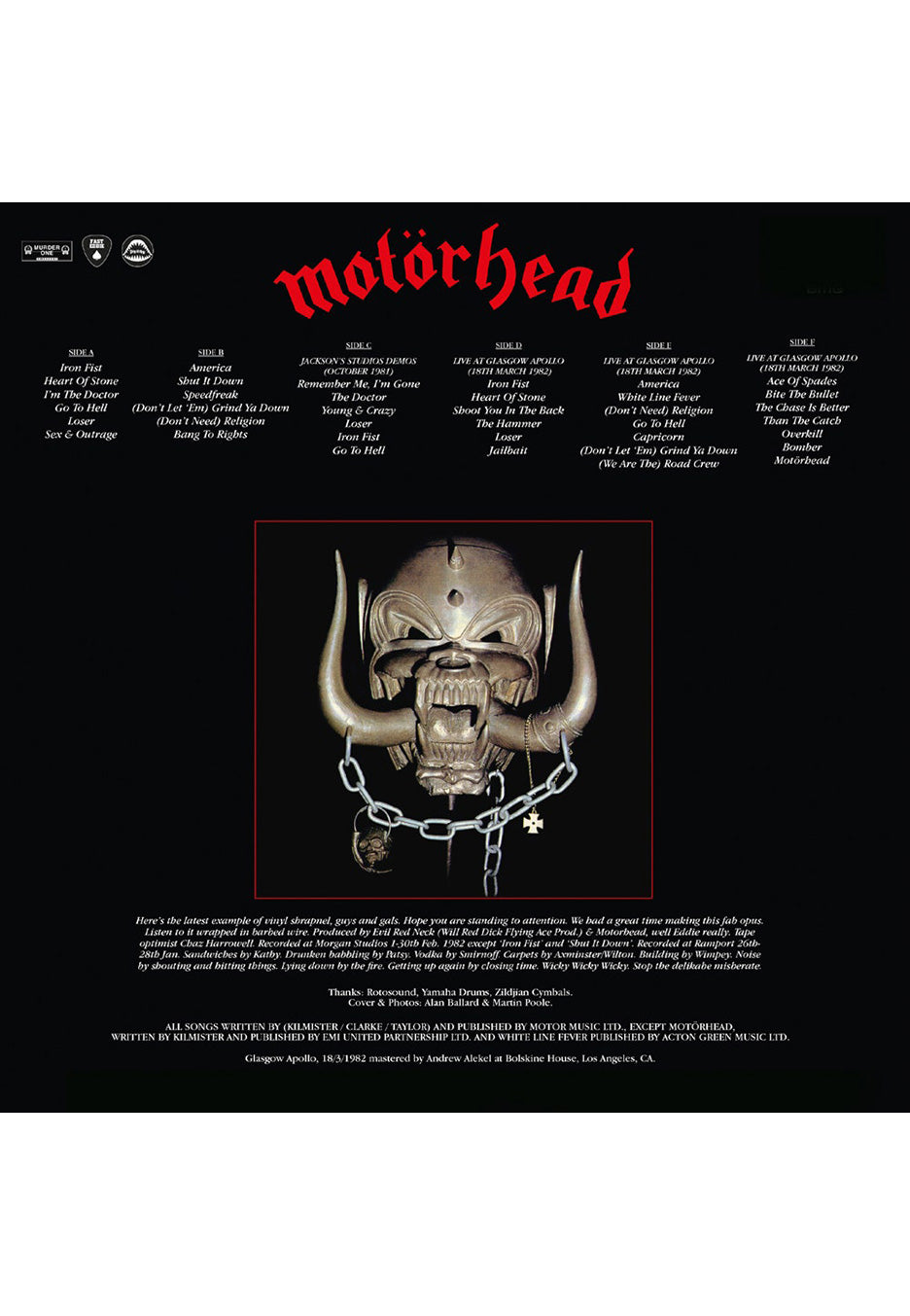 Motrhead - Iron Fist (40Th Anniversary Edition) - 3 Vinyl Cheap Wholesale