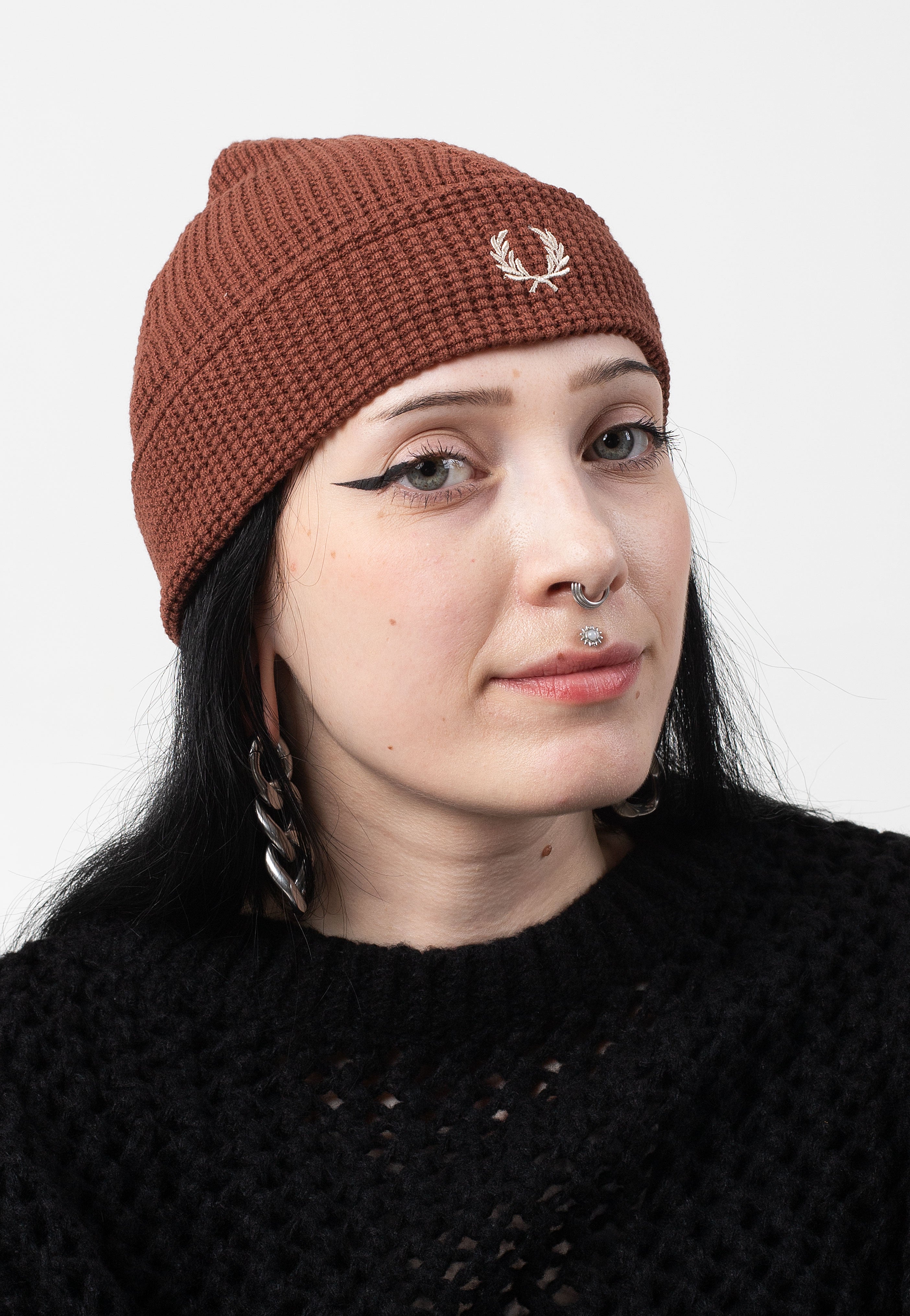 Fred Perry - Waffle Knit Whisky - Beanie Outlet Marketable