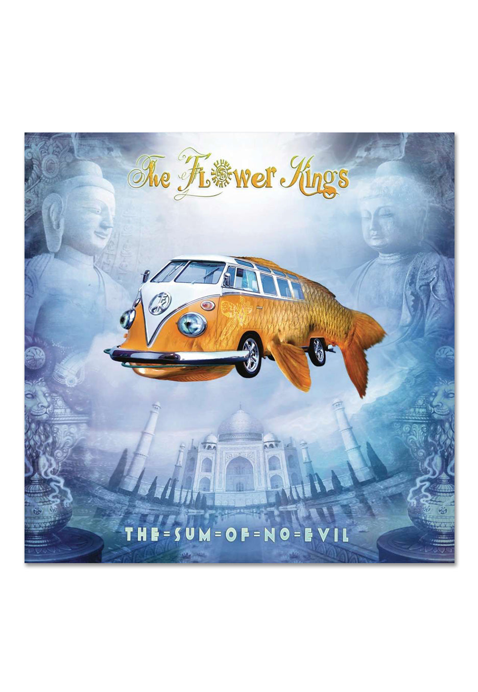 The Flower Kings - The Sum Of No Evil Transparent Light Blue - Colored 2 Vinyl + CD Buy Cheap Explore