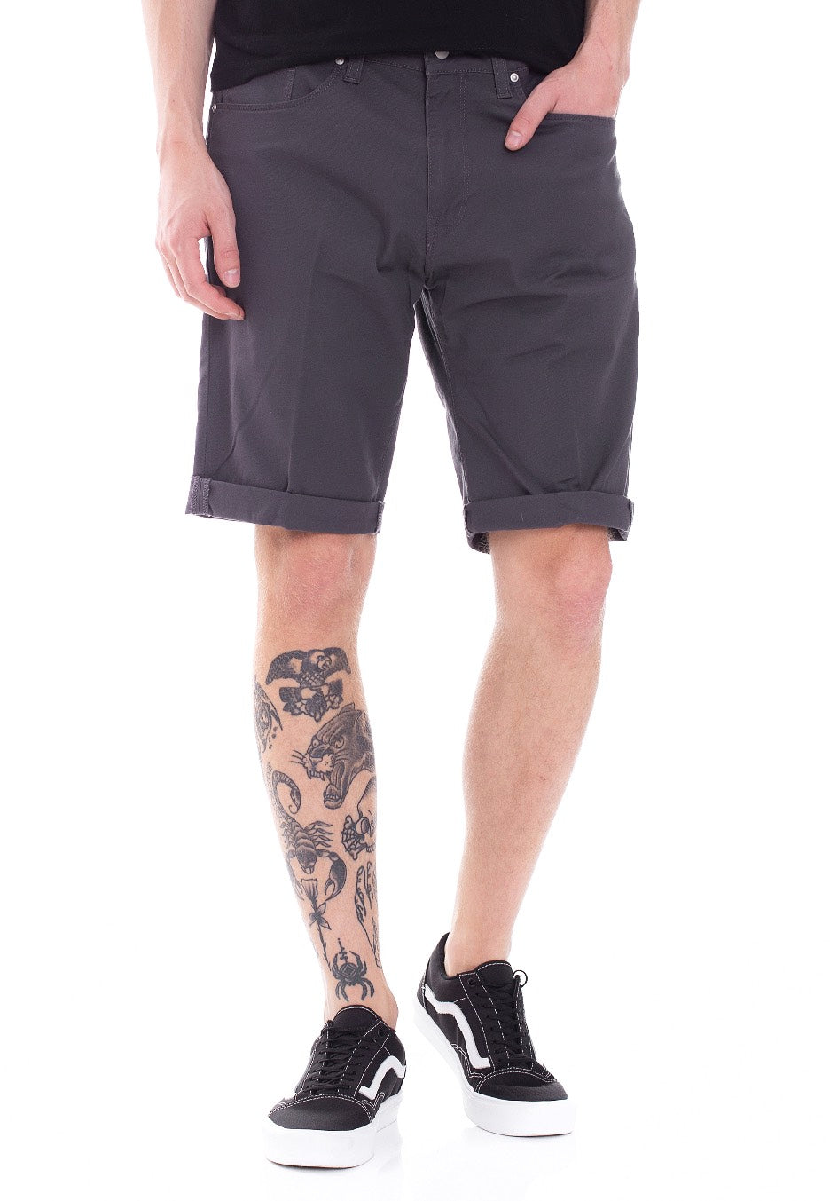 Carhartt WIP - Swell Witchita Blacksmith Rinsed - Shorts Genuine For Sale