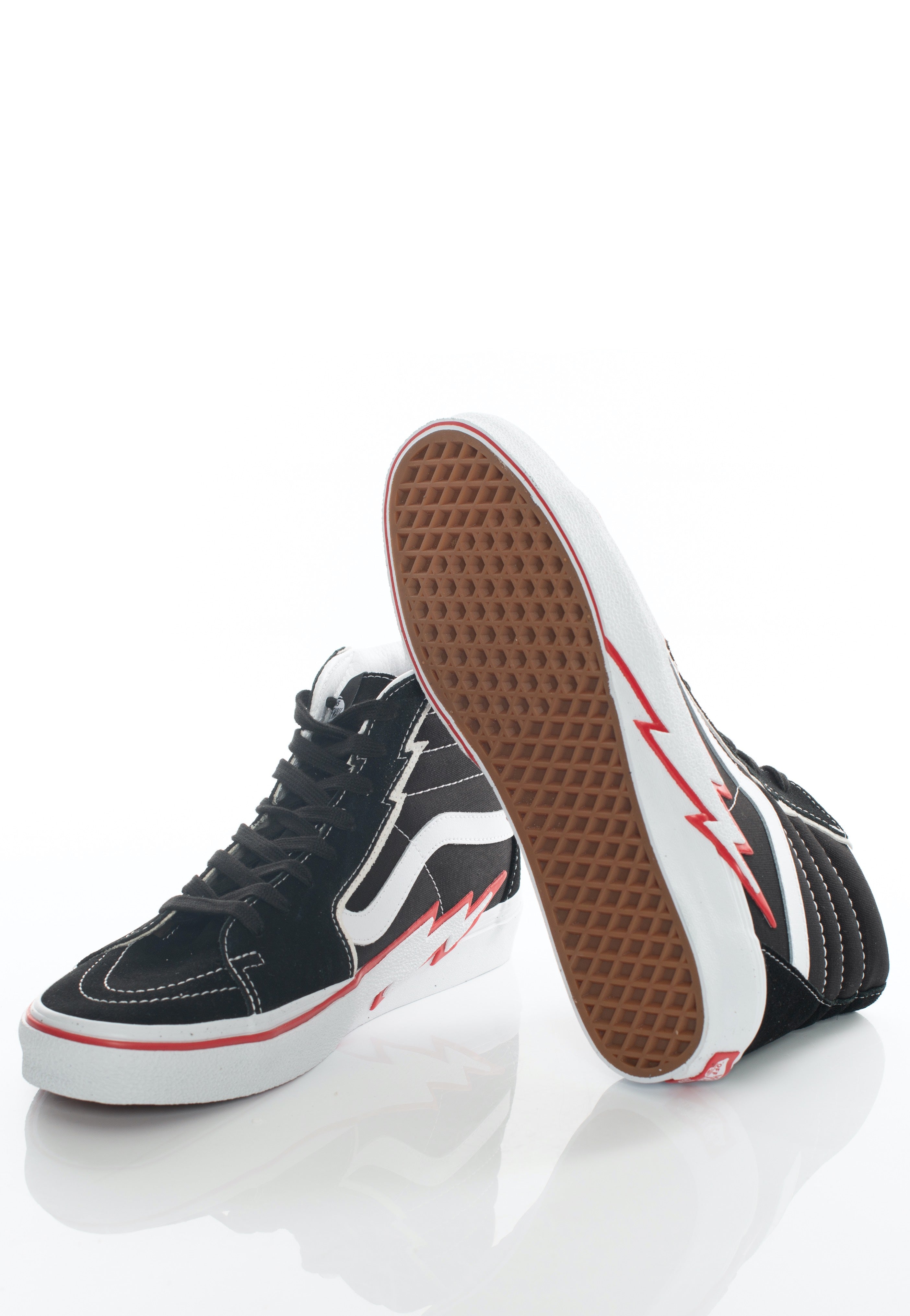 Vans - Sk8 Hi Bolt Black/Racing Red - Shoes Buy Cheap With Credit Card