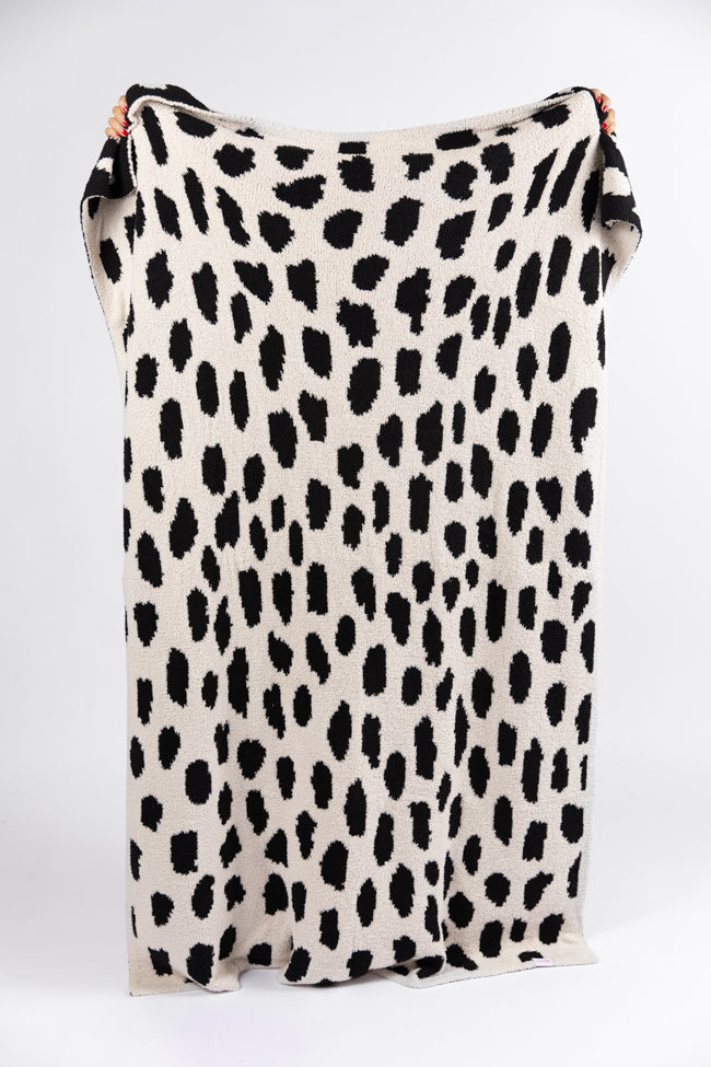 Make Me Believe Small Leopard Spotted Blanket Hot Sale