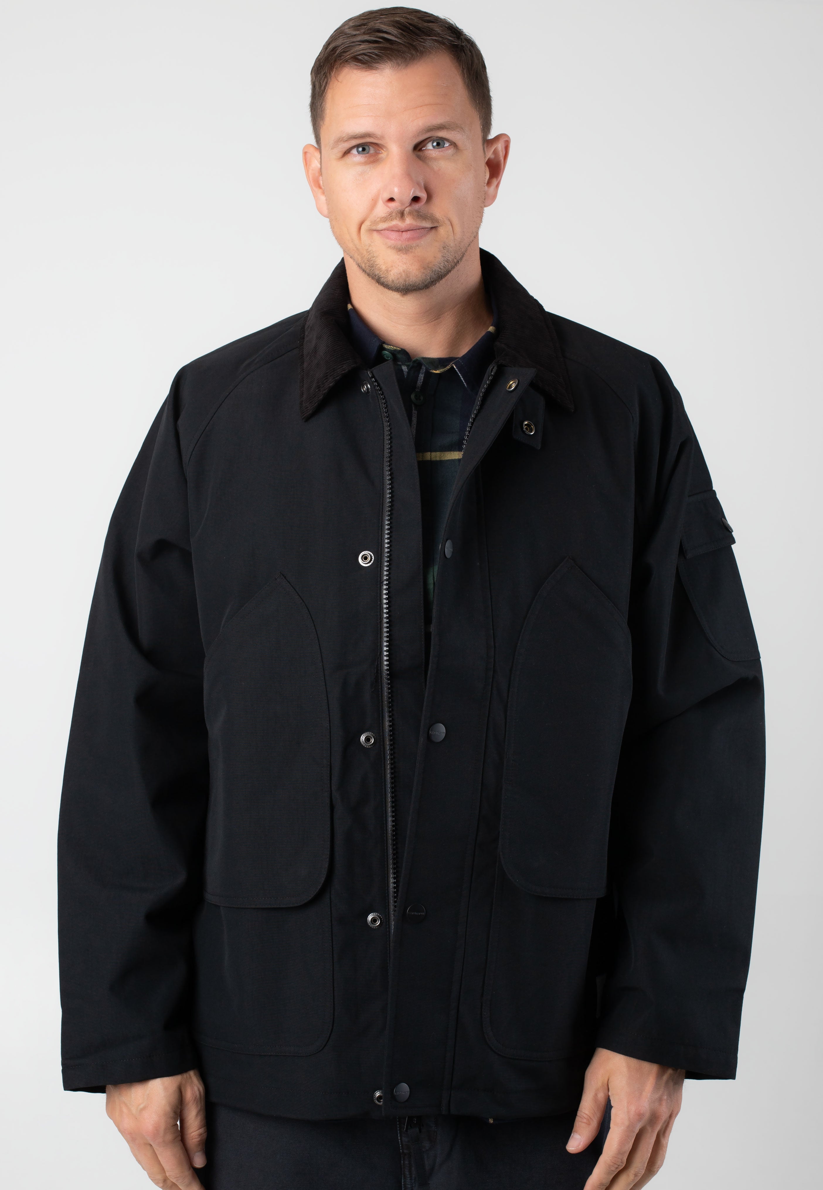 Carhartt WIP - Clarton Black/Black - Jacket Wiki Cheap Online