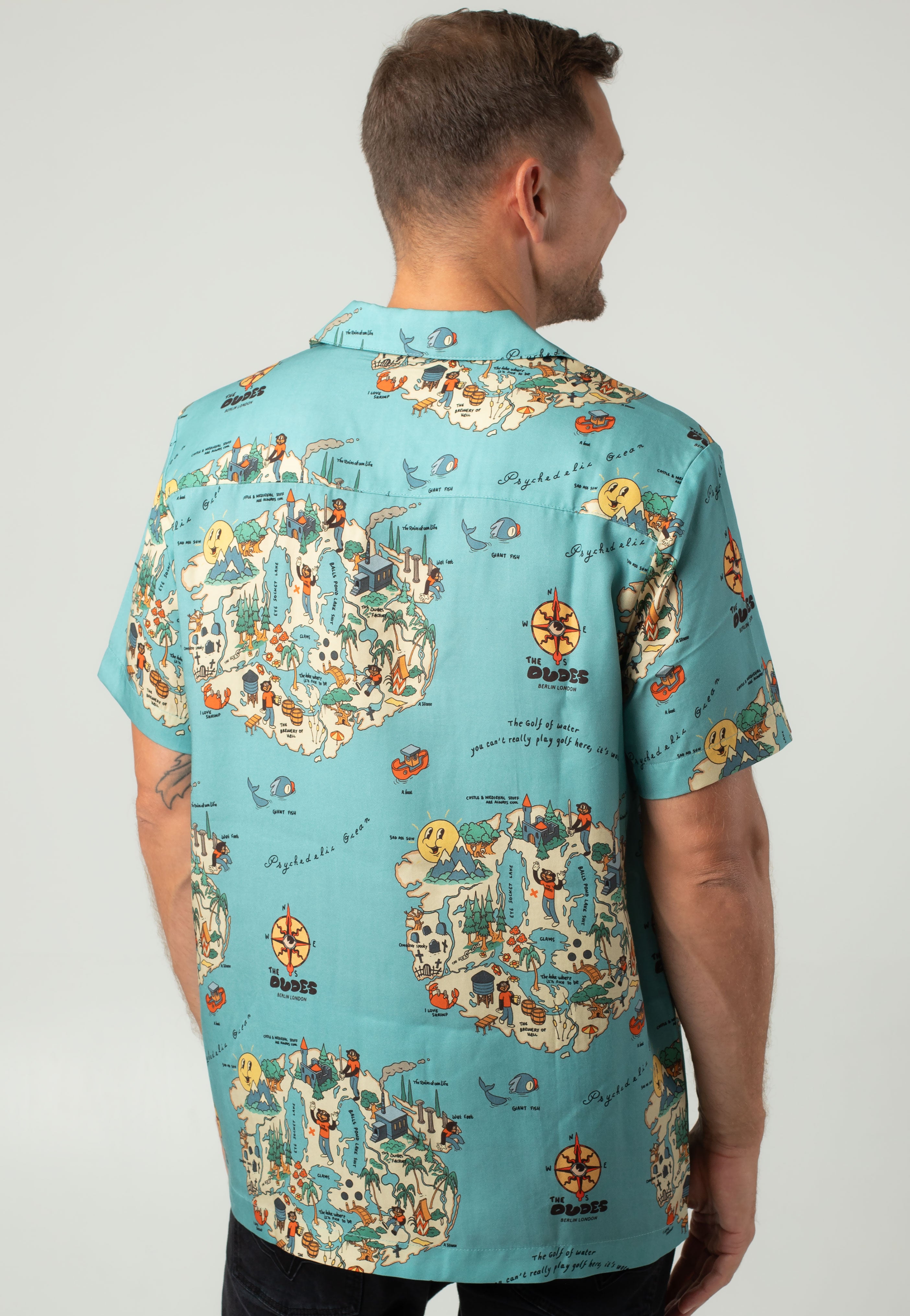 The Dudes - Dudland Hawaiian Multicolor - Shirt Discount View