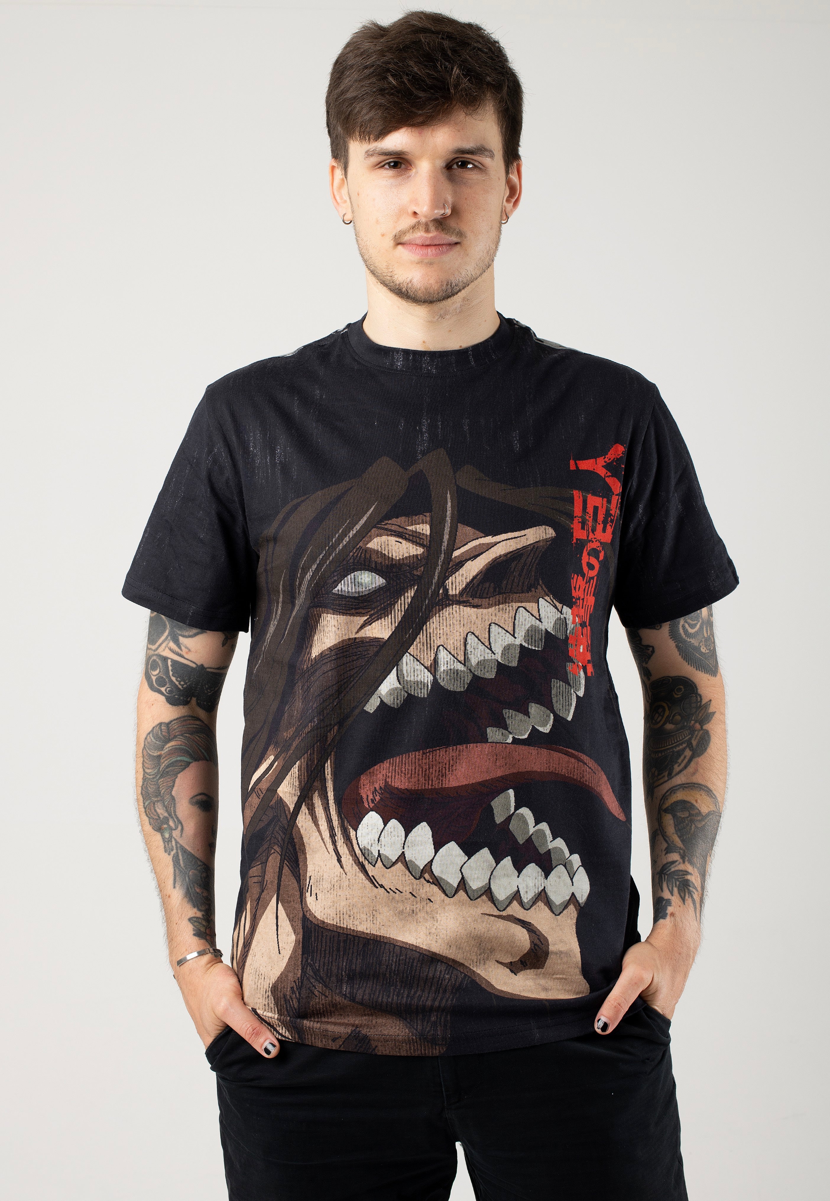 Attack On Titan - Eren Jaeger - T-Shirt Choice For Sale