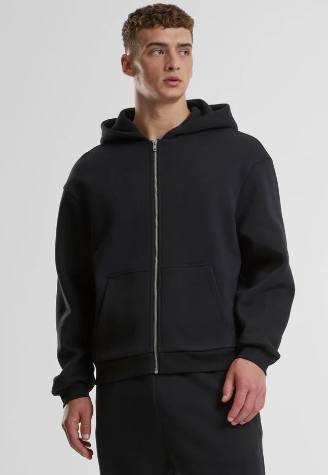 Urban Classics - Fluffy Zip Black - Zipper With Credit Card