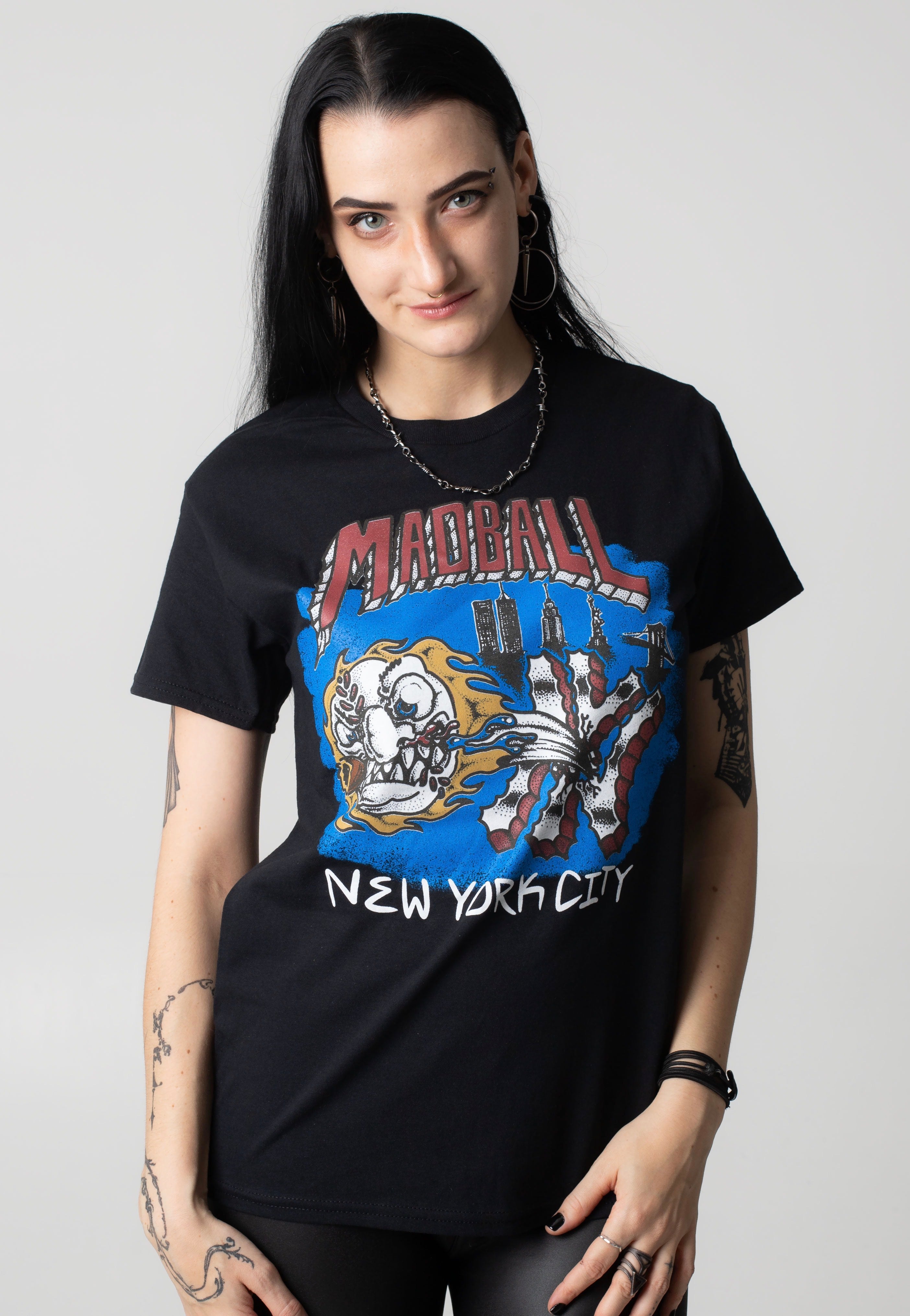 Madball - NYC Cartoon - T-Shirt Amazon Cheap Pice