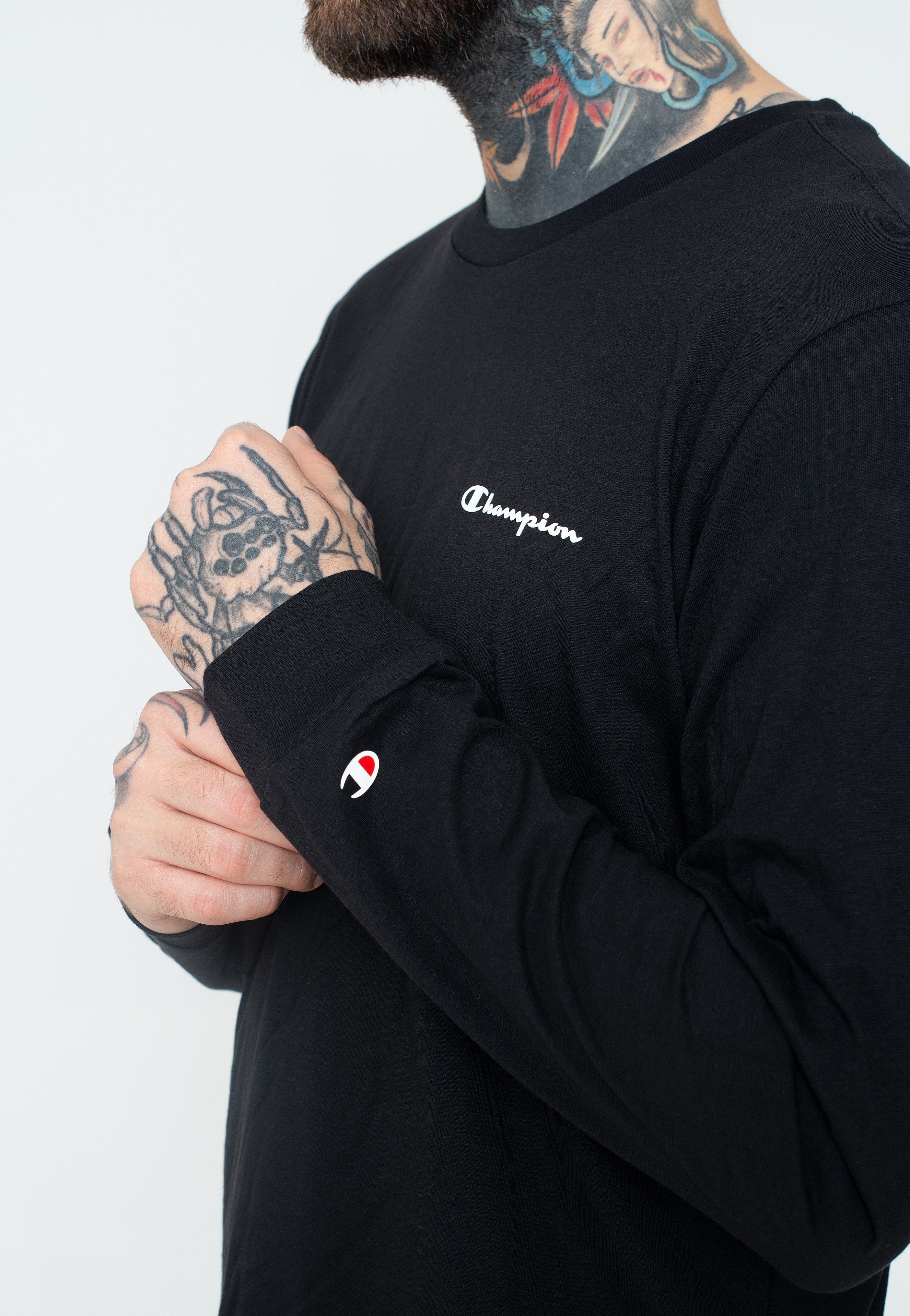 Champion - Crewneck Black Beauty - Longsleeve Discount Store