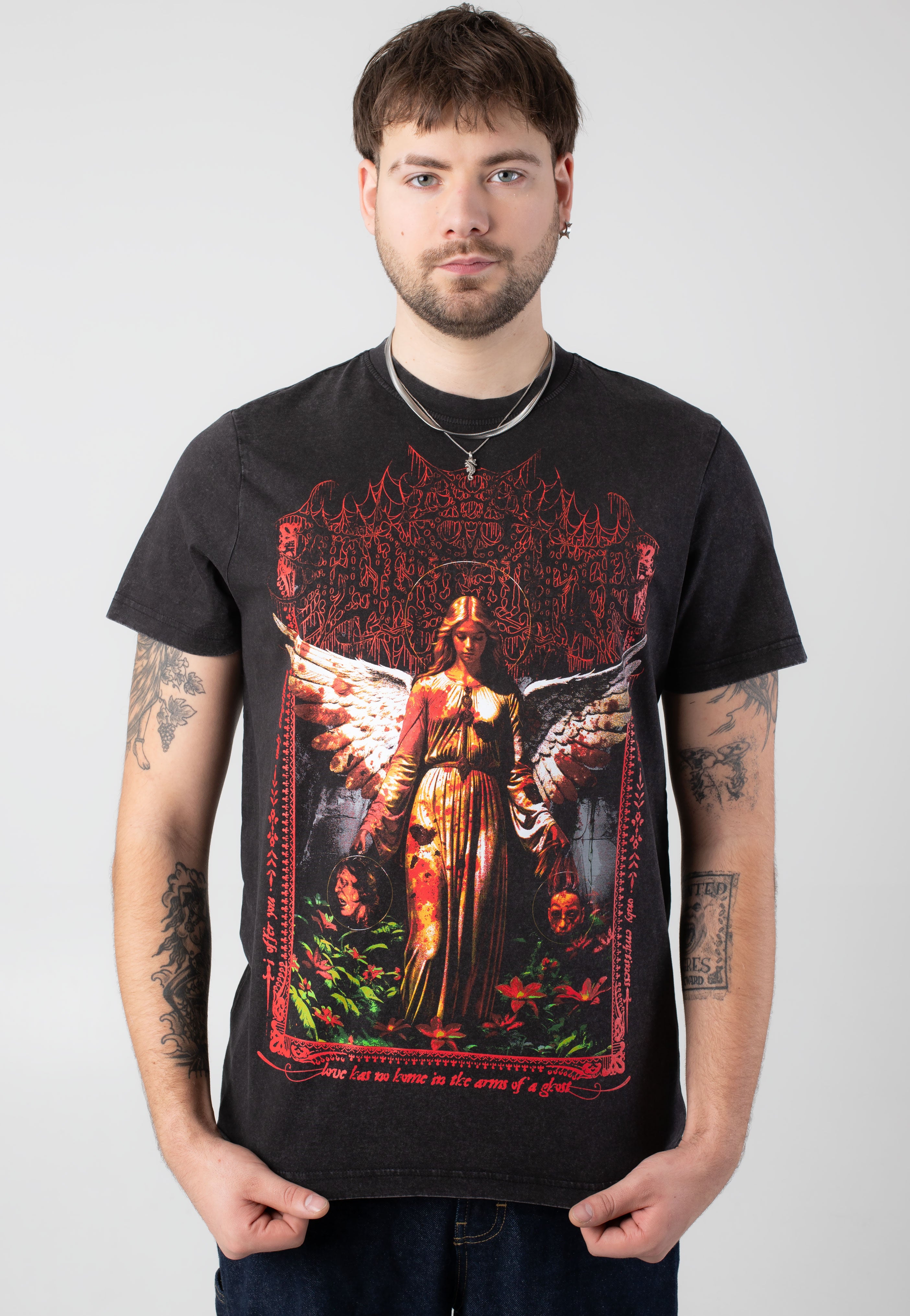 Thy Art Is Murder - Angel Acid Washed - T-Shirt Extremely Cheap Online