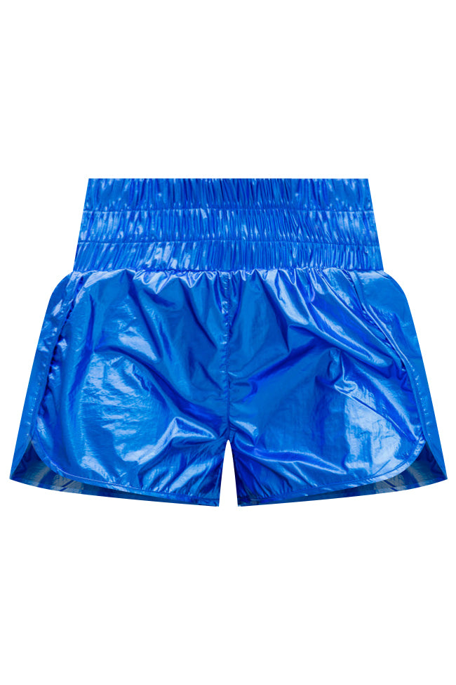 Errands to Run Blue Metallic Shorts FINAL SALE Clearance Footlocker Finishline