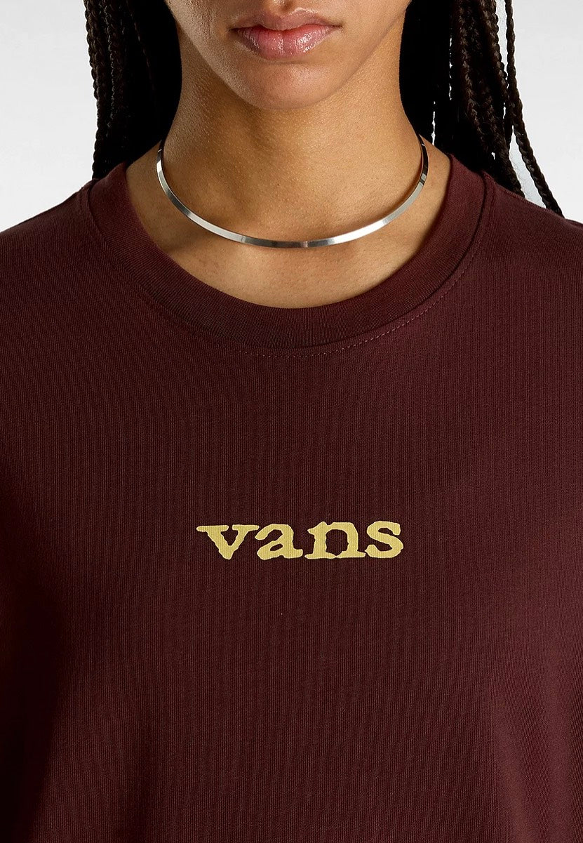 Vans - Vitality Fields Bff Bitter Chocolate - Longsleeve Websites Cheap Pice