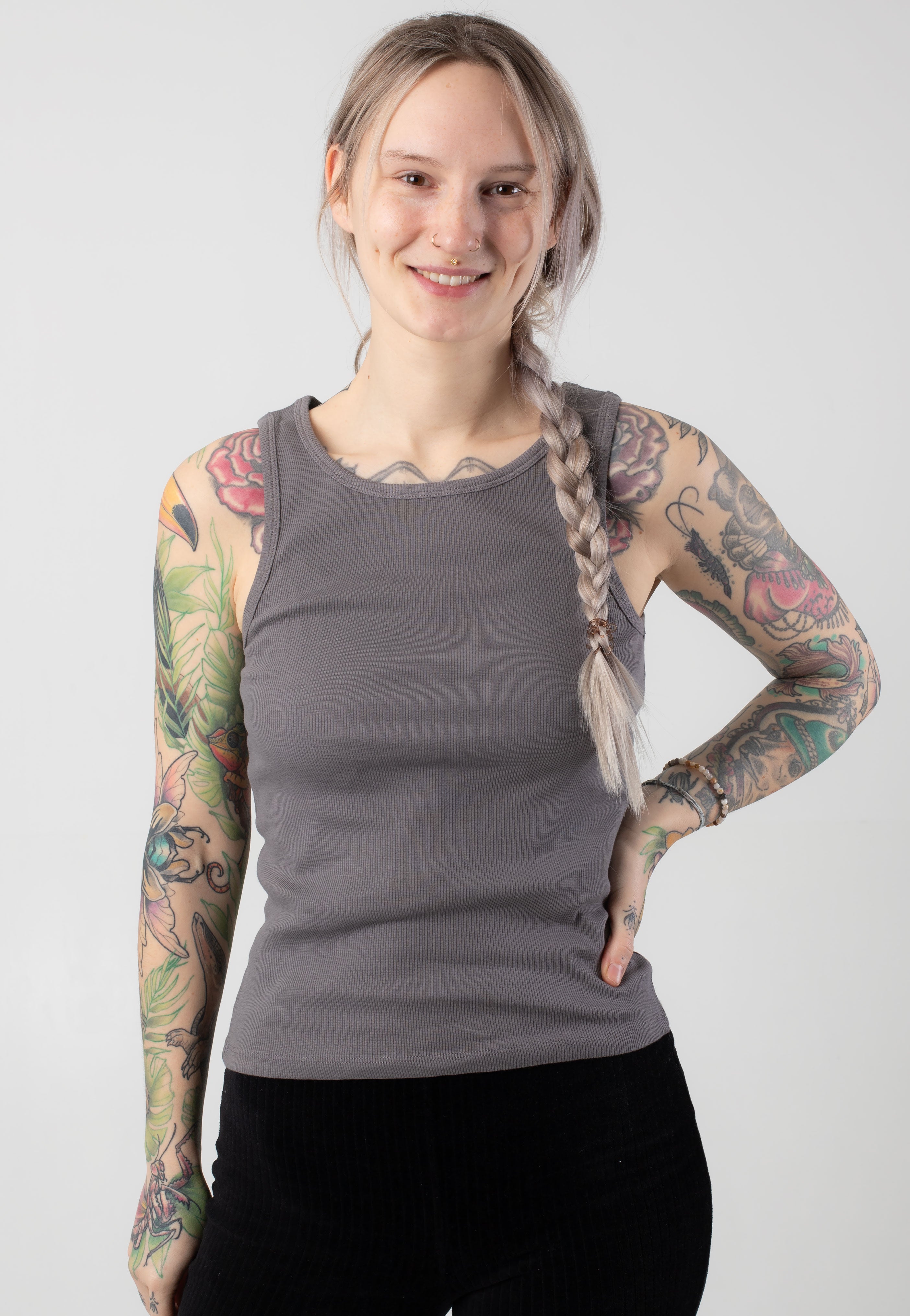 Noisy May - Maya Charcoal Gray - Tank Authentic Online