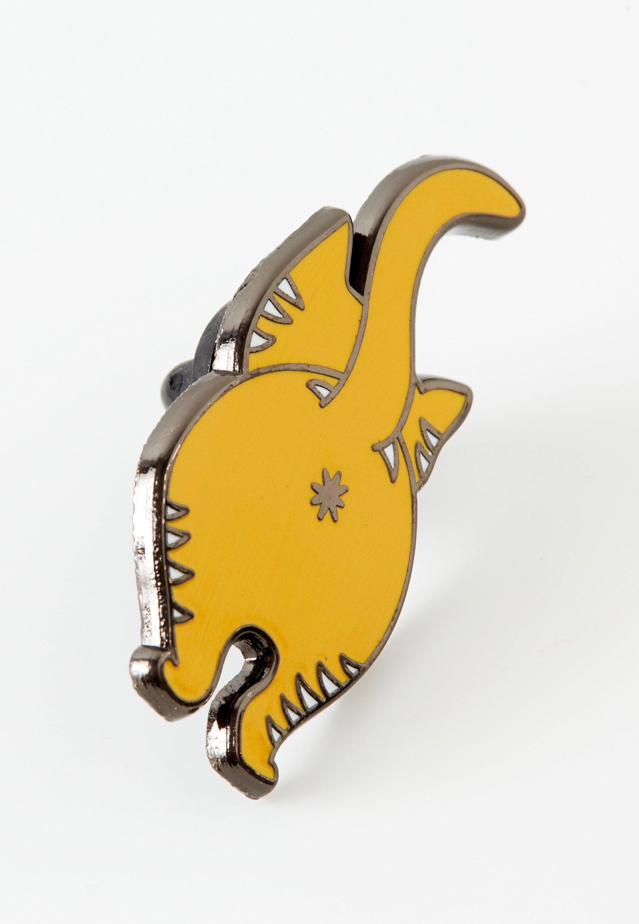 Punky Pins - Ginger Cat Bum Enamel - Pin Fast Delivery Online