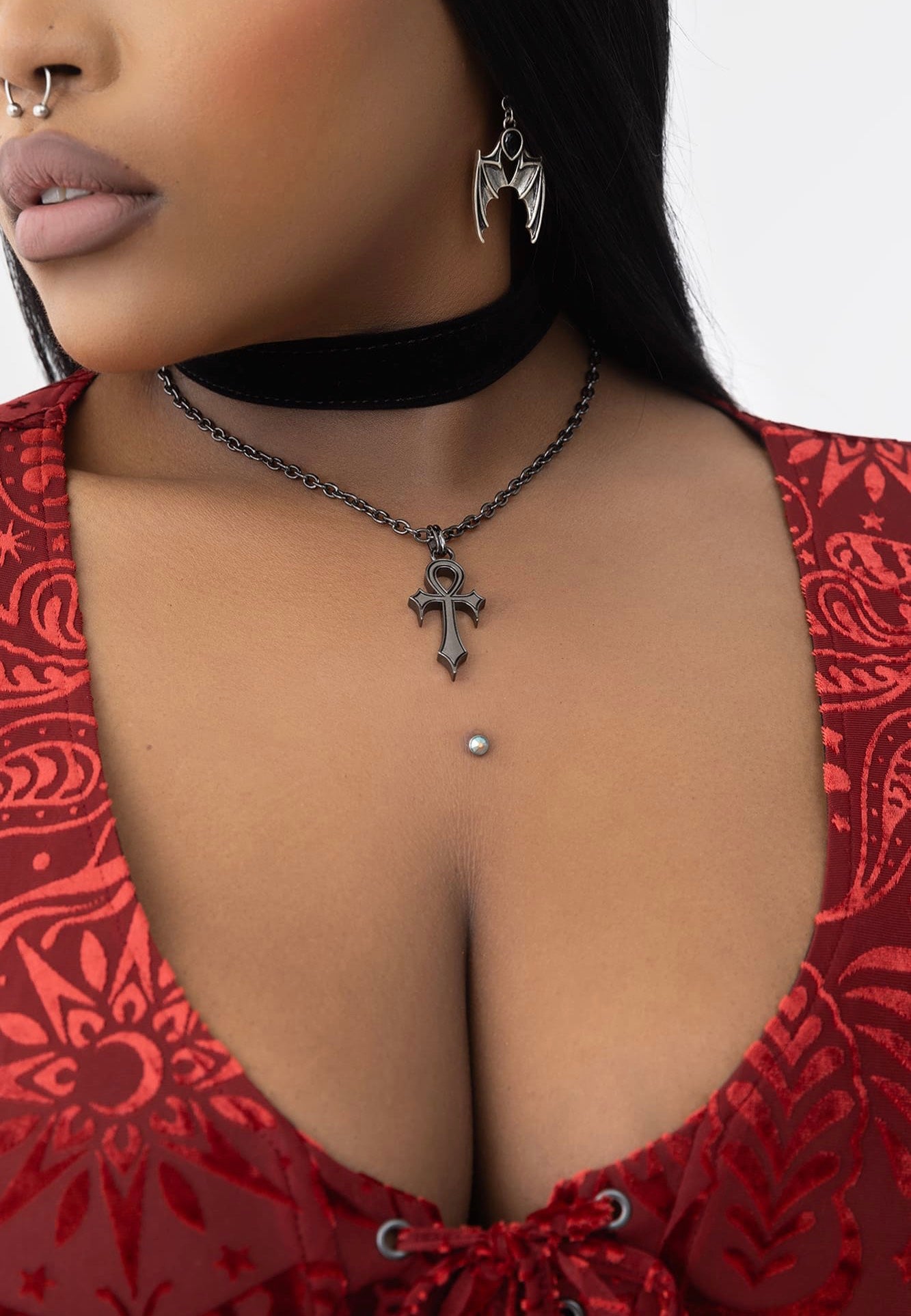 Killstar - Ankhster Silver - Necklace Buy Cheap Shop