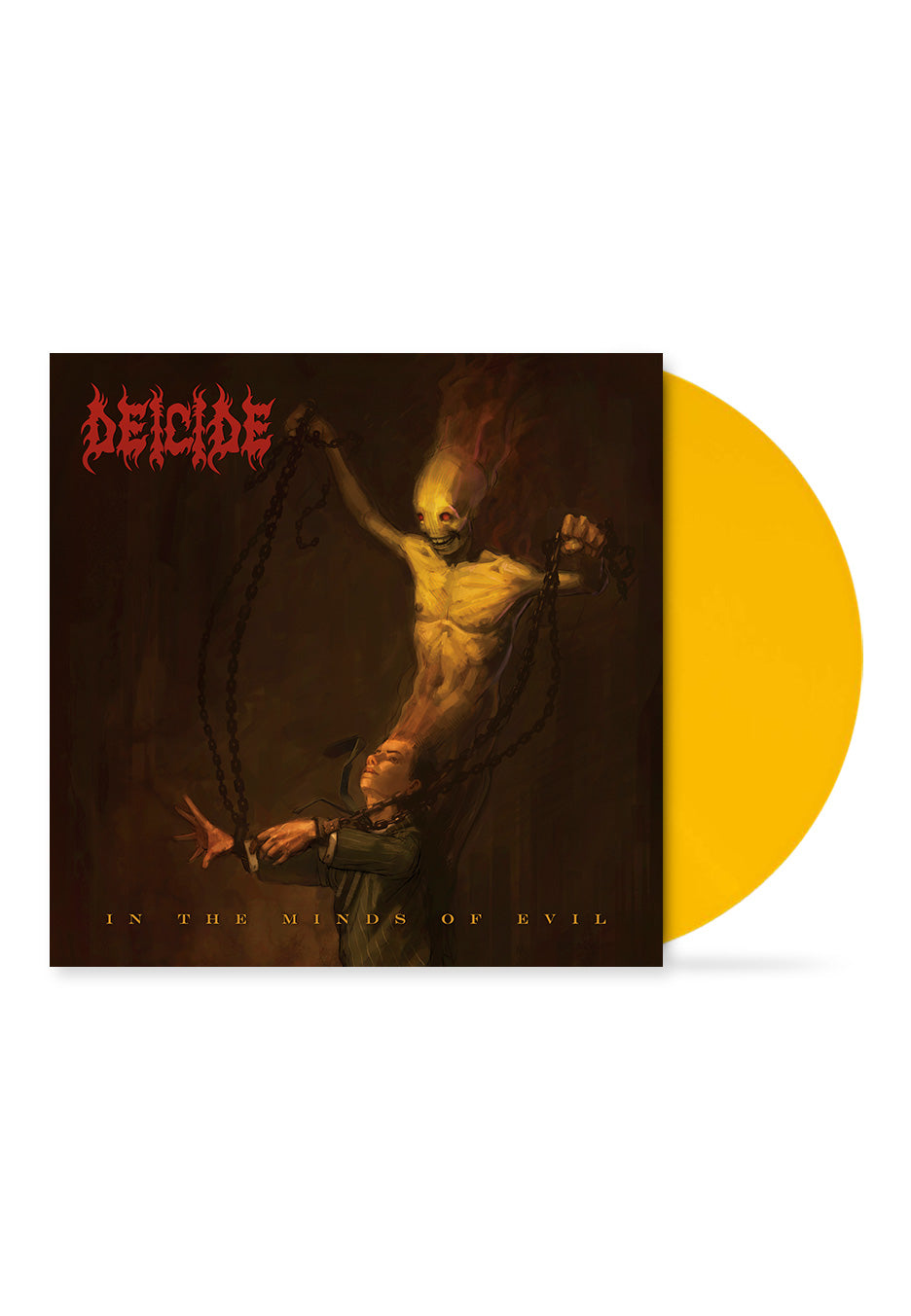 Deicide - In The Minds Of Evil Re-Issue 2023) Ltd. Transparent Sun Yellow - Colored Vinyl Outlet Discount Sale