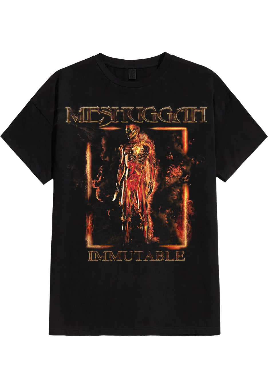 Meshuggah - Burning Man - T-Shirt In China Cheap Pice