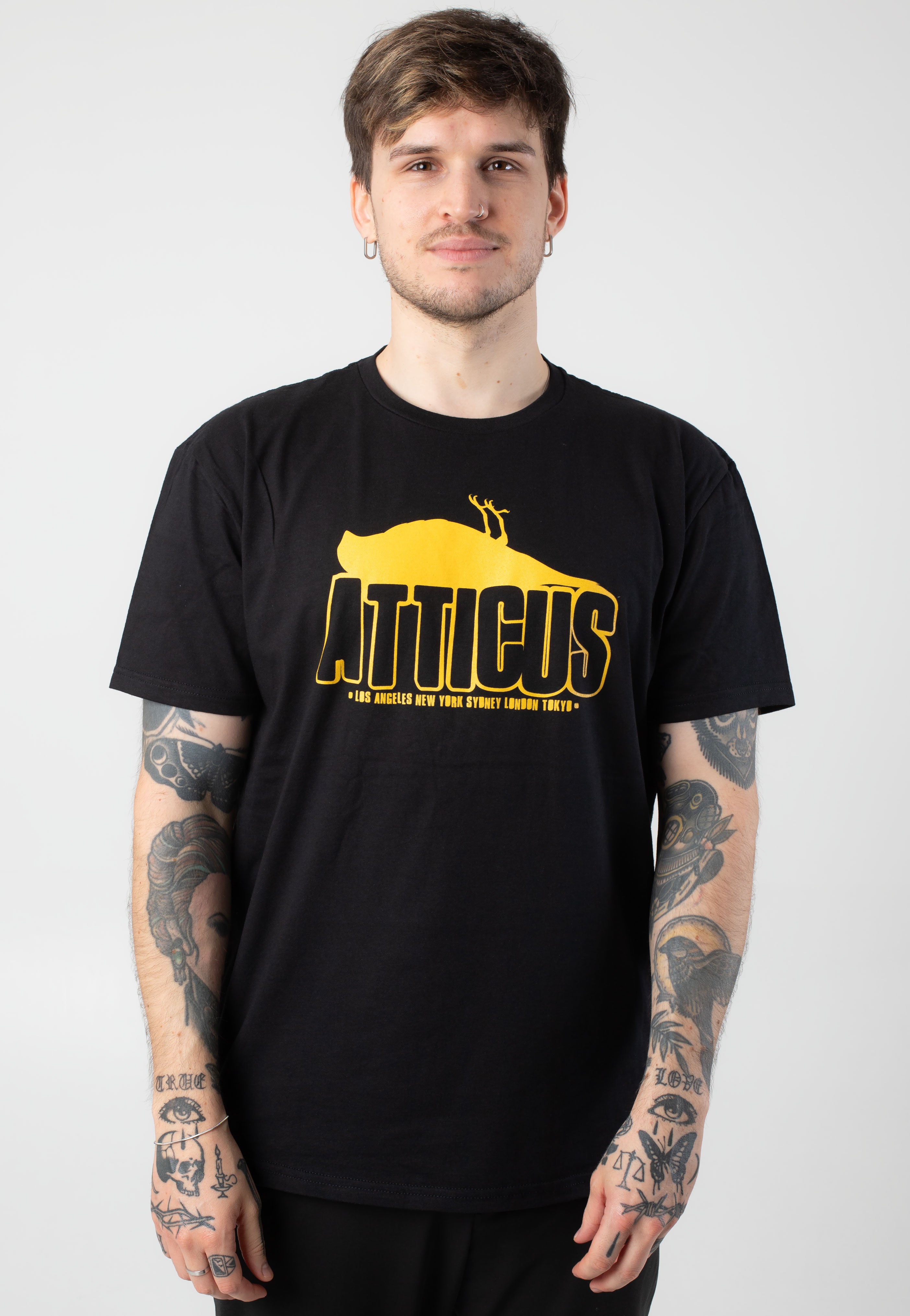 Atticus - Waring Black - T-Shirt Sale Geniue Stockist