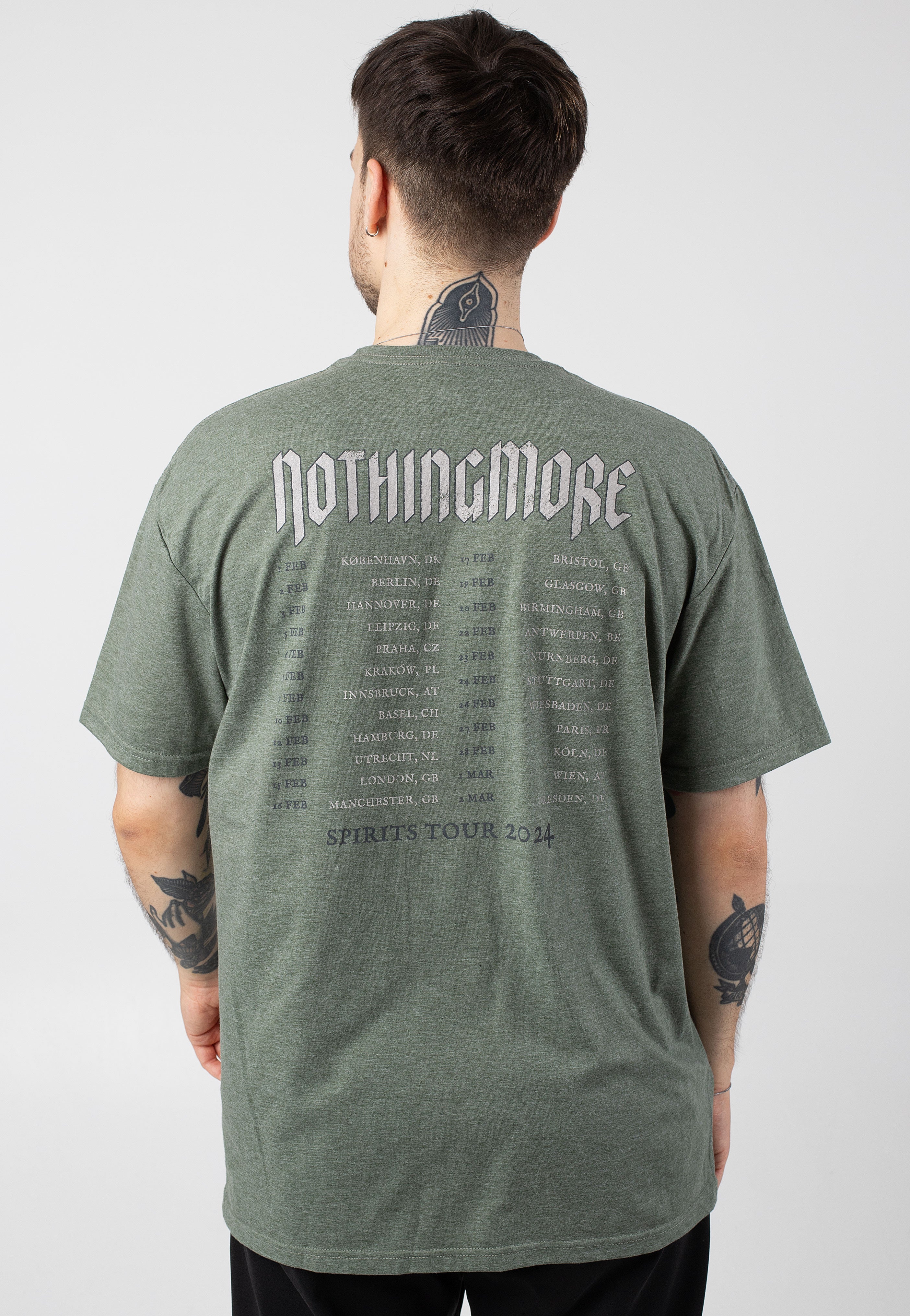 Nothingmore - Cover Arch Tour 2024 Green - T-Shirt Inexpensive For Sale