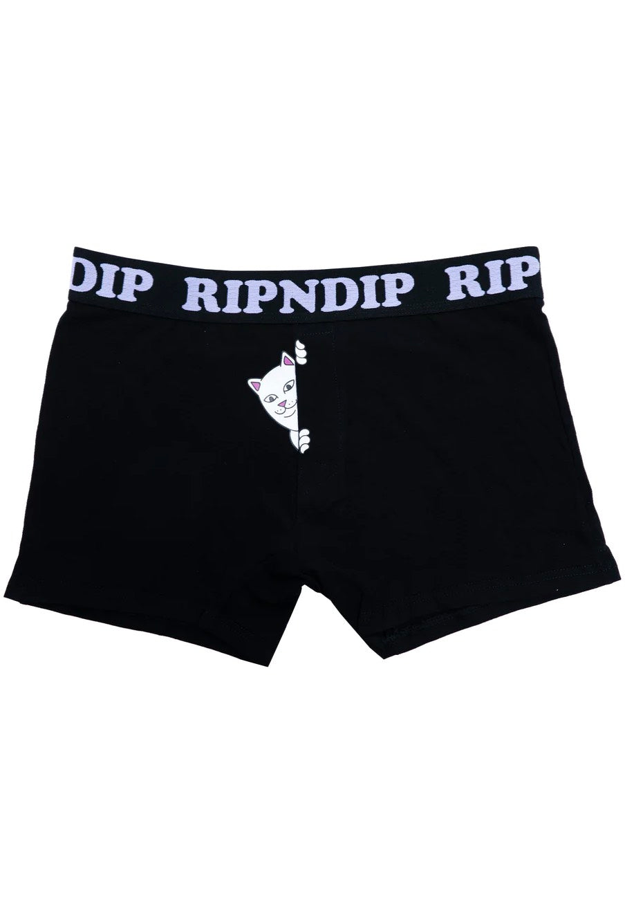 RIPNDIP - Peek A Nermal Black - Boxershorts For Sale Sale Online