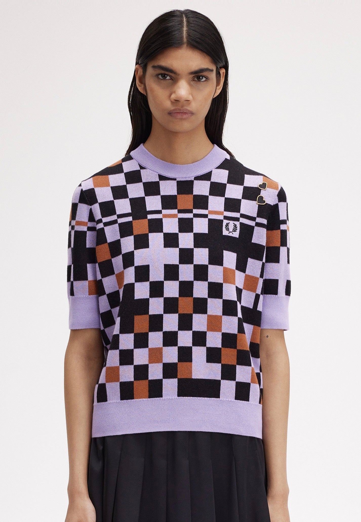 Fred Perry x Amy Winehouse - Jacquard Knitted Ultra Violet - Top Enjoy Cheap Pice