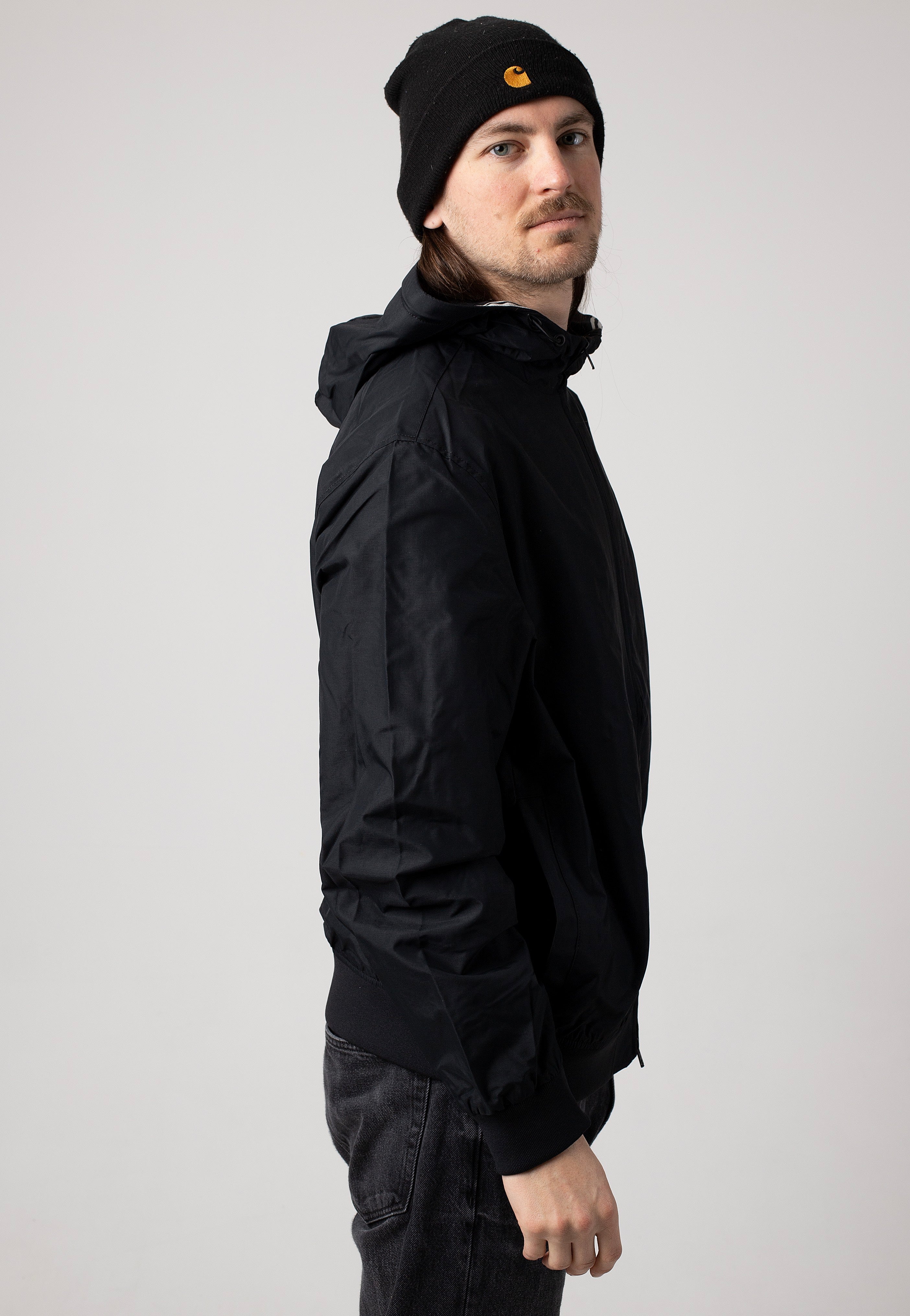 Fred Perry - Hooded Brentham Black - Jacket Free Shipping With Credit Card