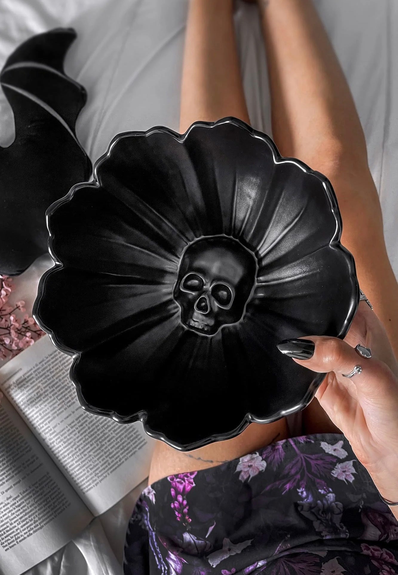 Killstar - Grim Blossom Black - Bowl Free Shipping Browse