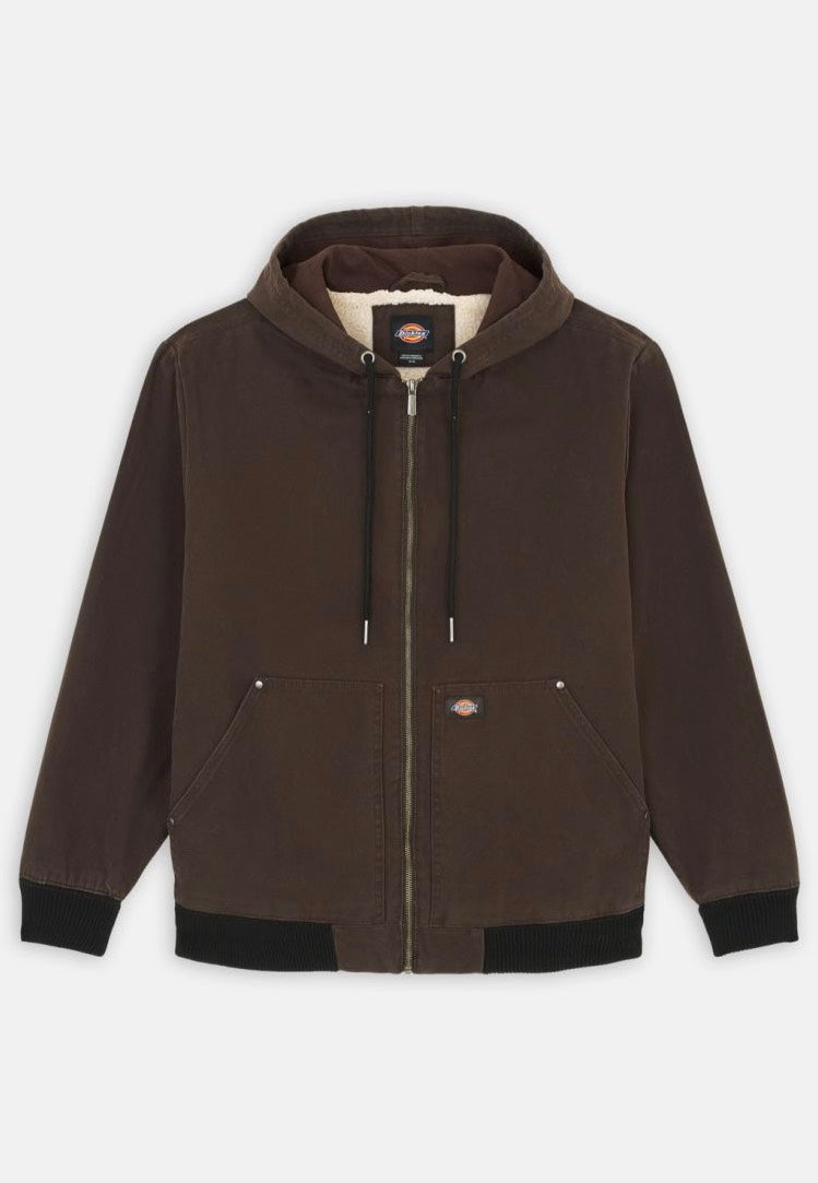 Dickies - Hooded Dark Brown - Jacket Original Online