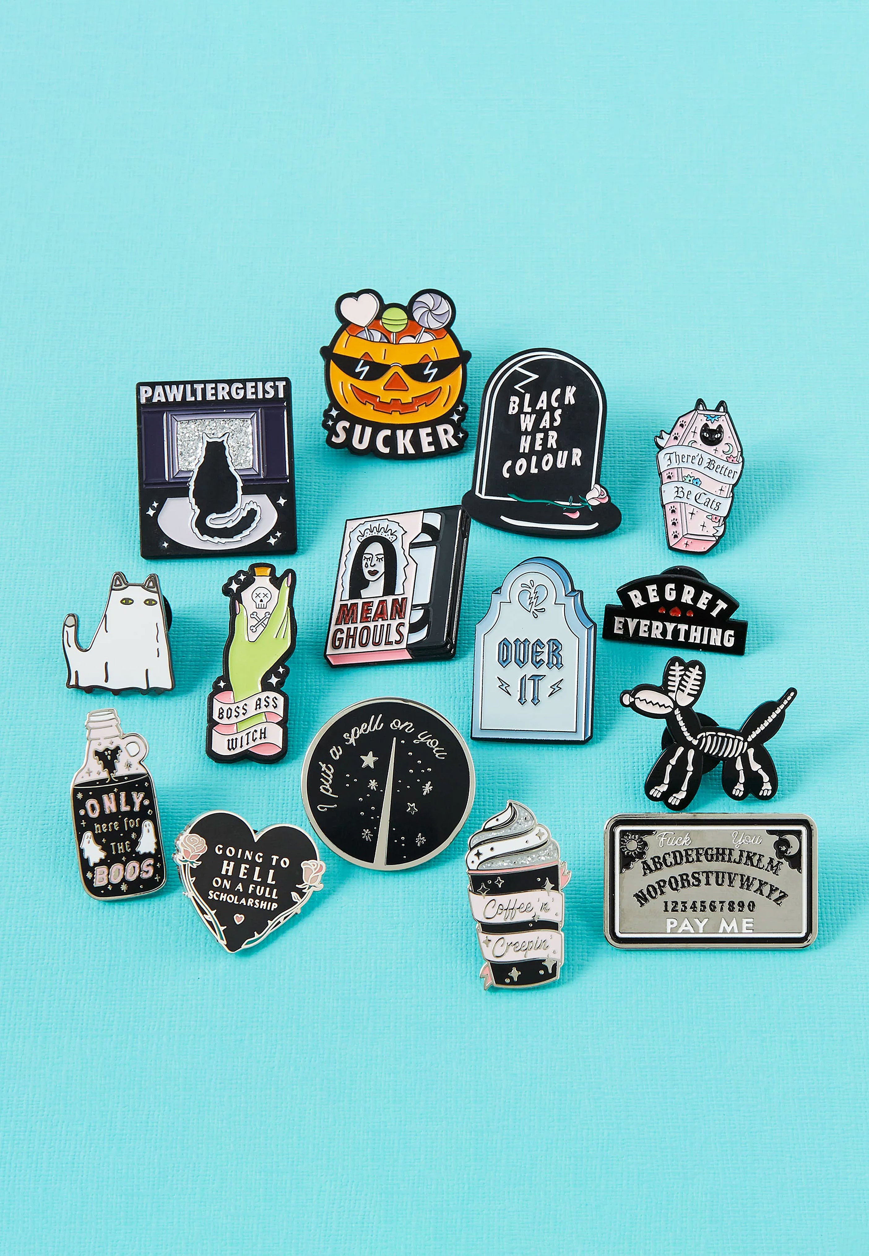 Punky Pins - There’d Better Be Cats Pink - Pin For Cheap Online