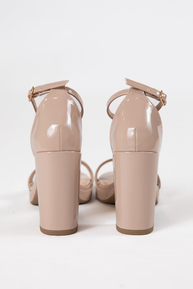 Shivani Nude Leather Heels SALE Sale Purchase