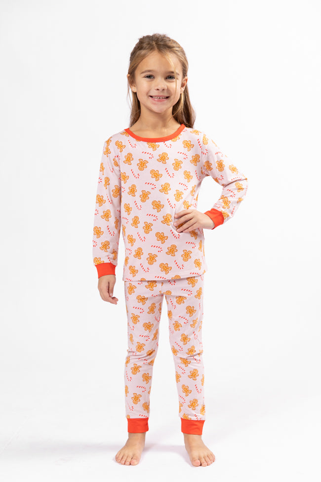 Kid's Under The Stars In Neutral Gingerbread Pajama Set Macy Blackwell X Pink Lily FINAL SALE