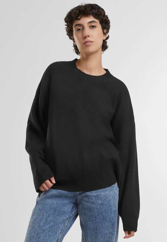 Urban Classics - Ladies Soft Oversized Black - Pullover Affordable Sale Online