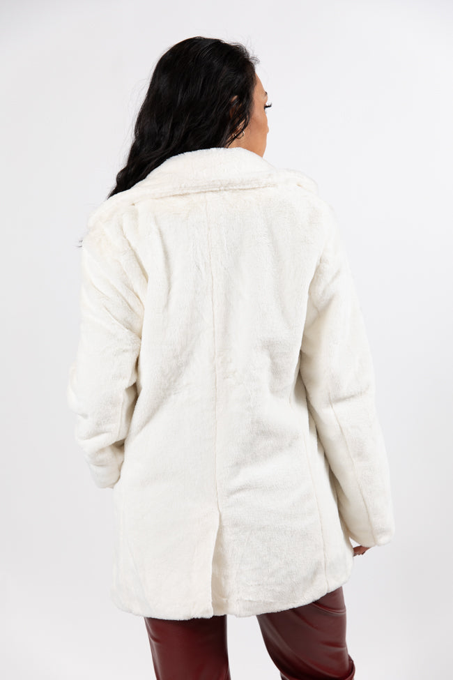 Wilmington Winters Ivory Fur Coat Amber Massey X Pink Lily FINAL SALE Cheap Factory Outlet