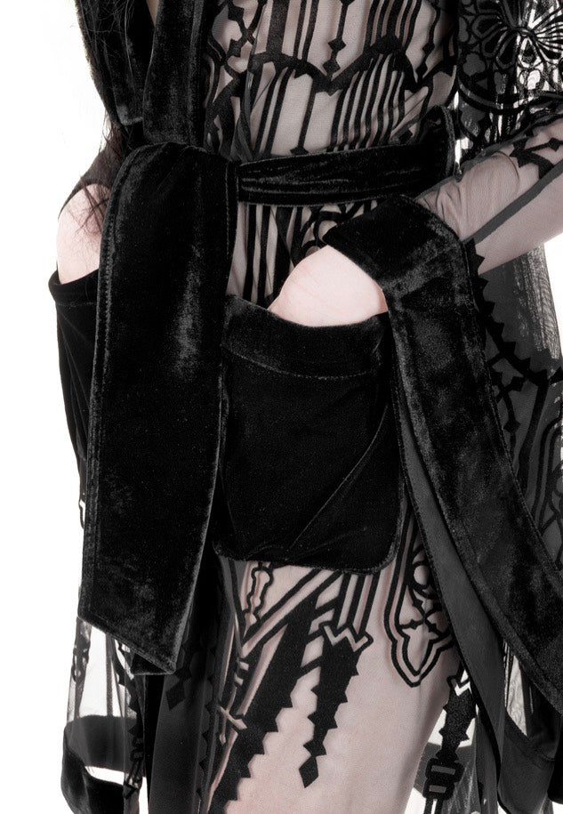 Restyle - Cathedralis Sheer Black - Cloak Buy Cheap With Credit Card