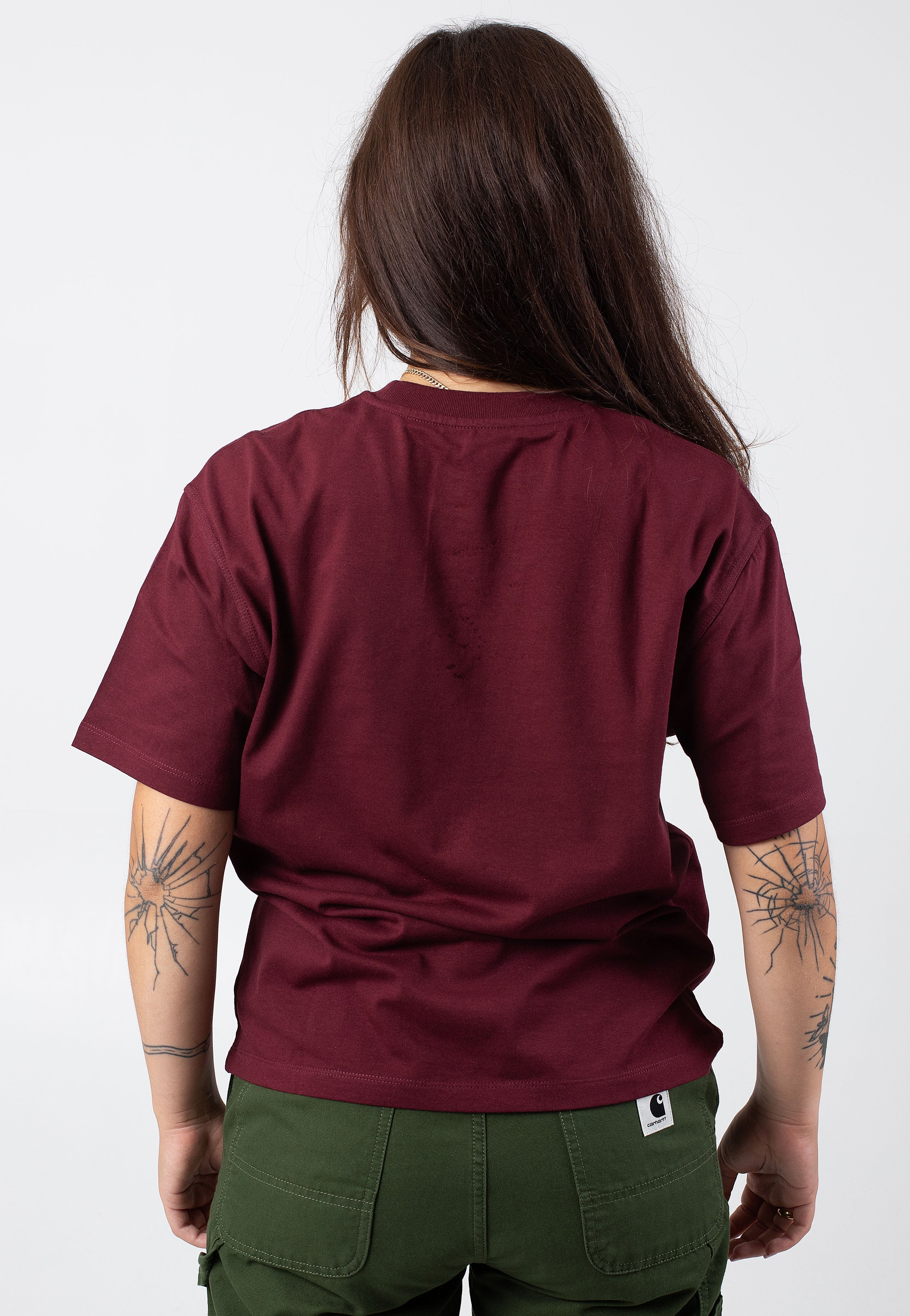 Carhartt WIP - W' American Script Malbec - T-Shirt