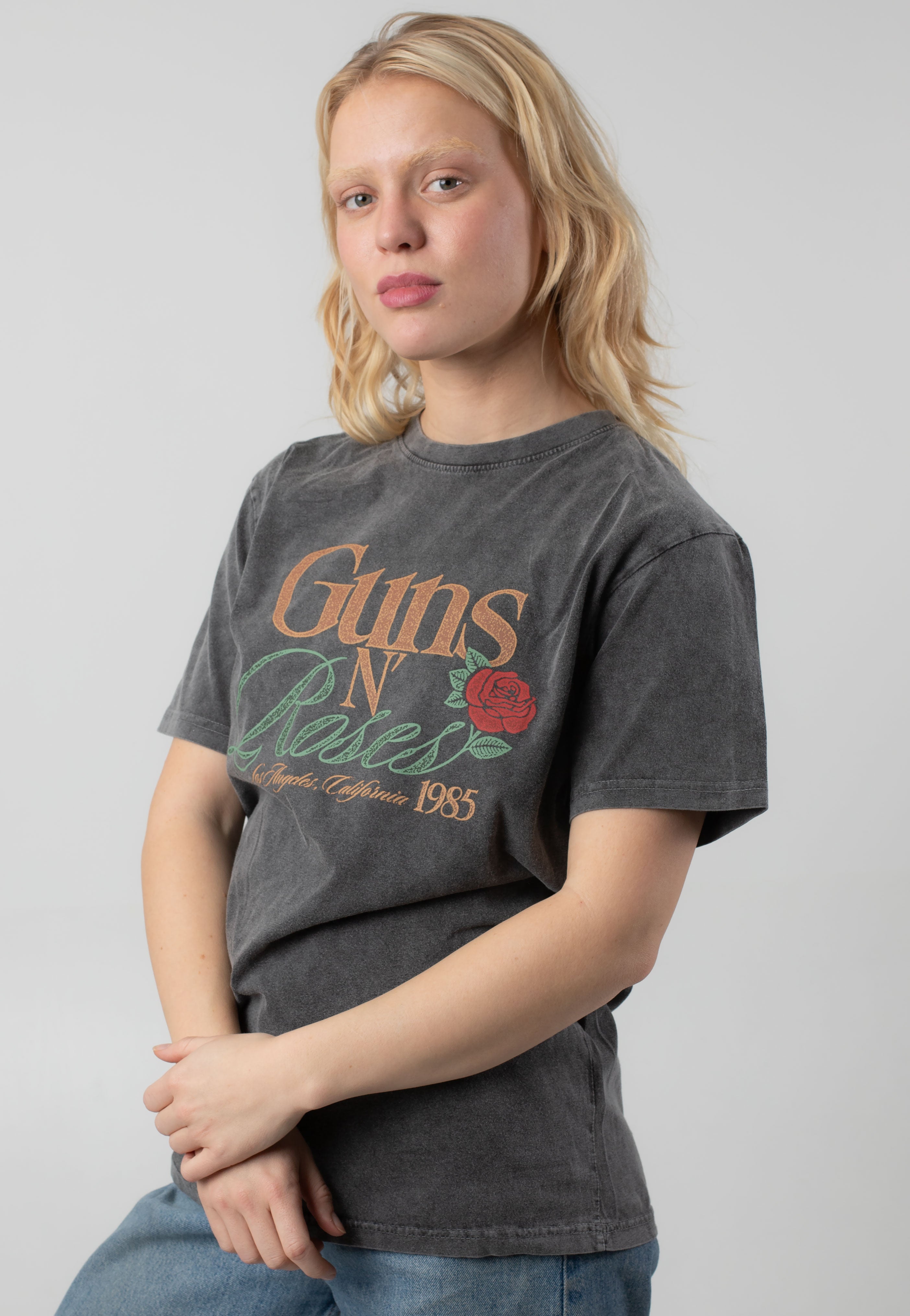 Guns N' Roses - California 1985 Stone Washed - T-Shirt