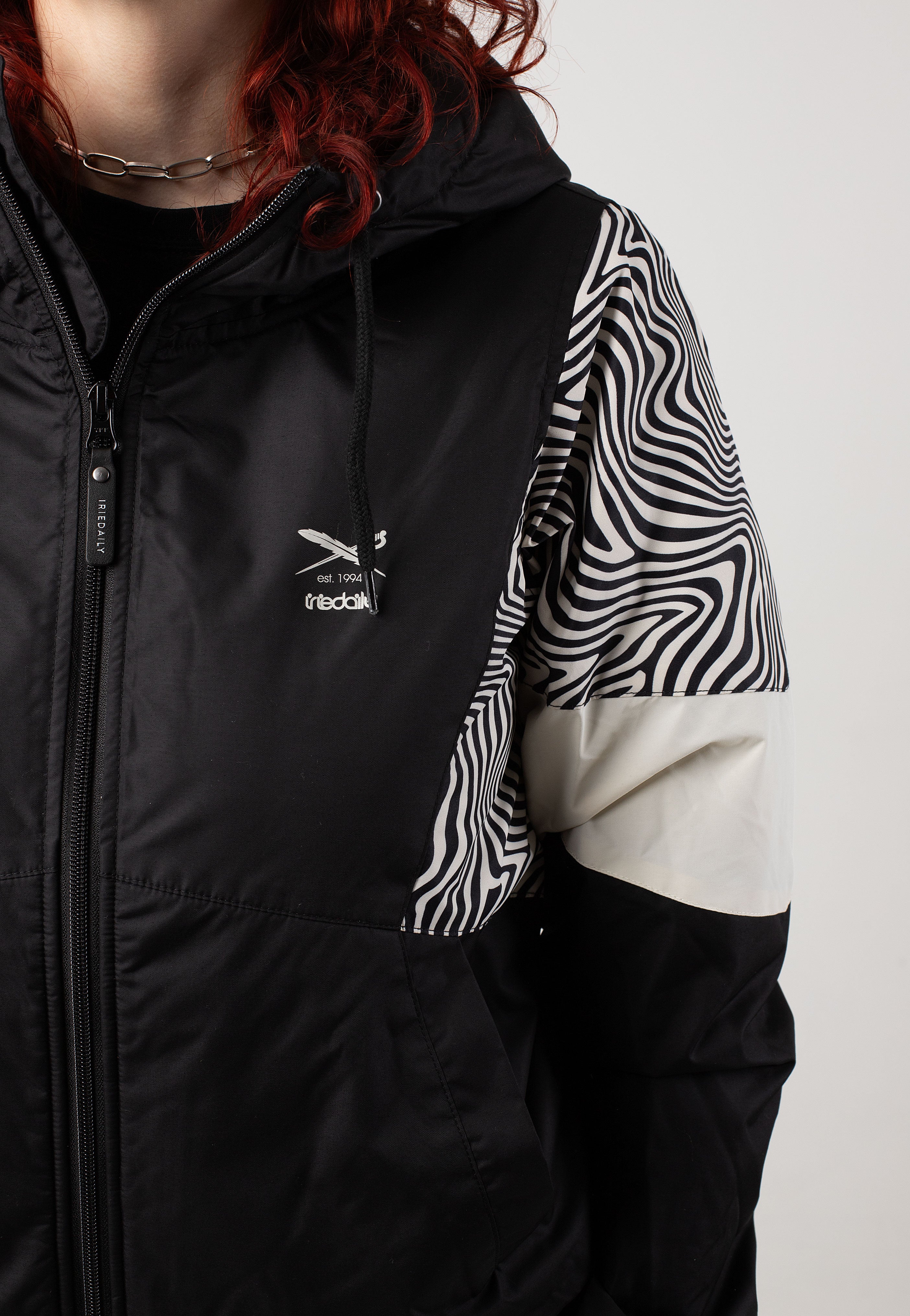 Iriedaily - Blotchy Black White - Jacket Visit Sale Online