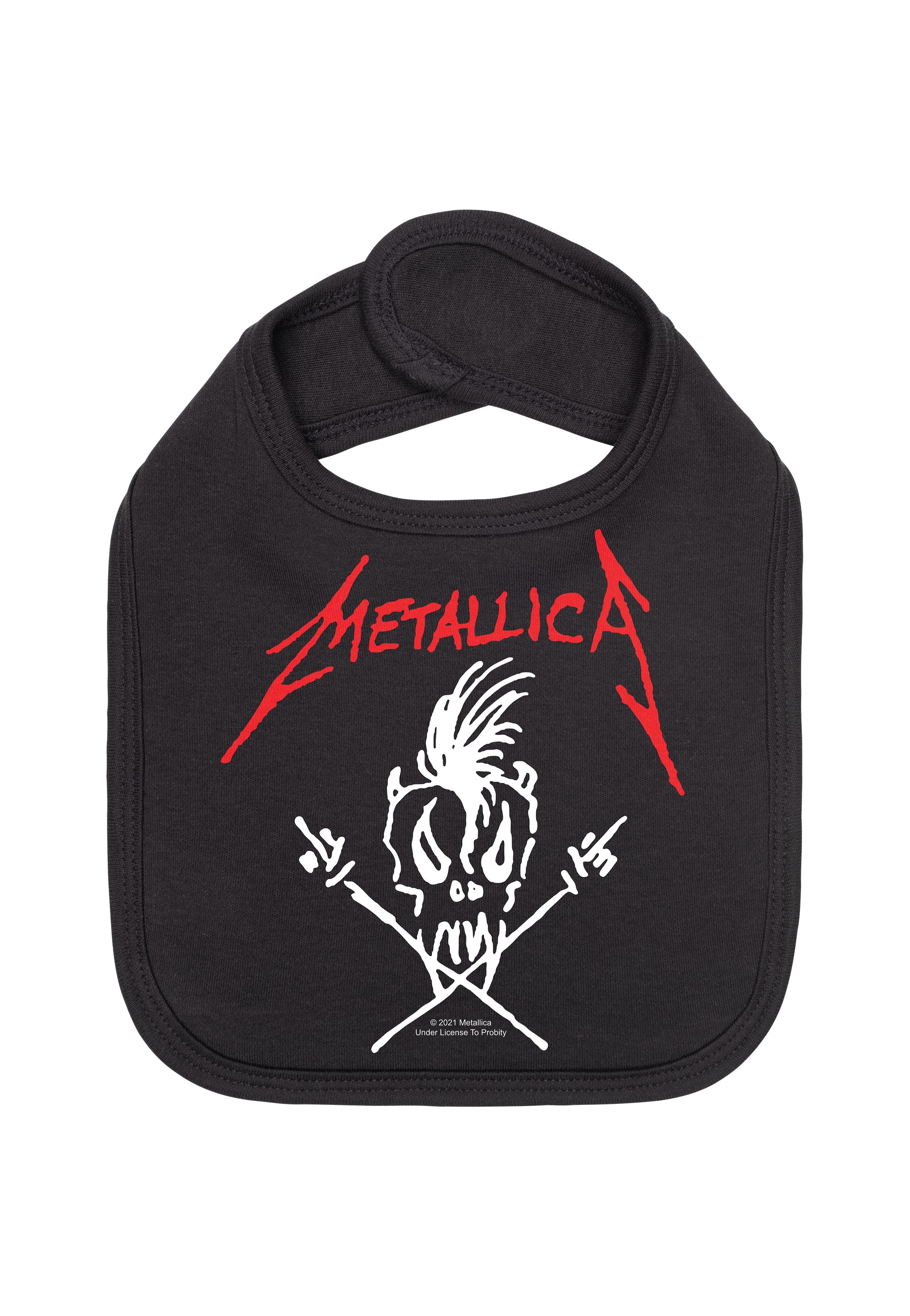 Metallica - Scary Guy Black/White - Baby Bib Sale 100% Original