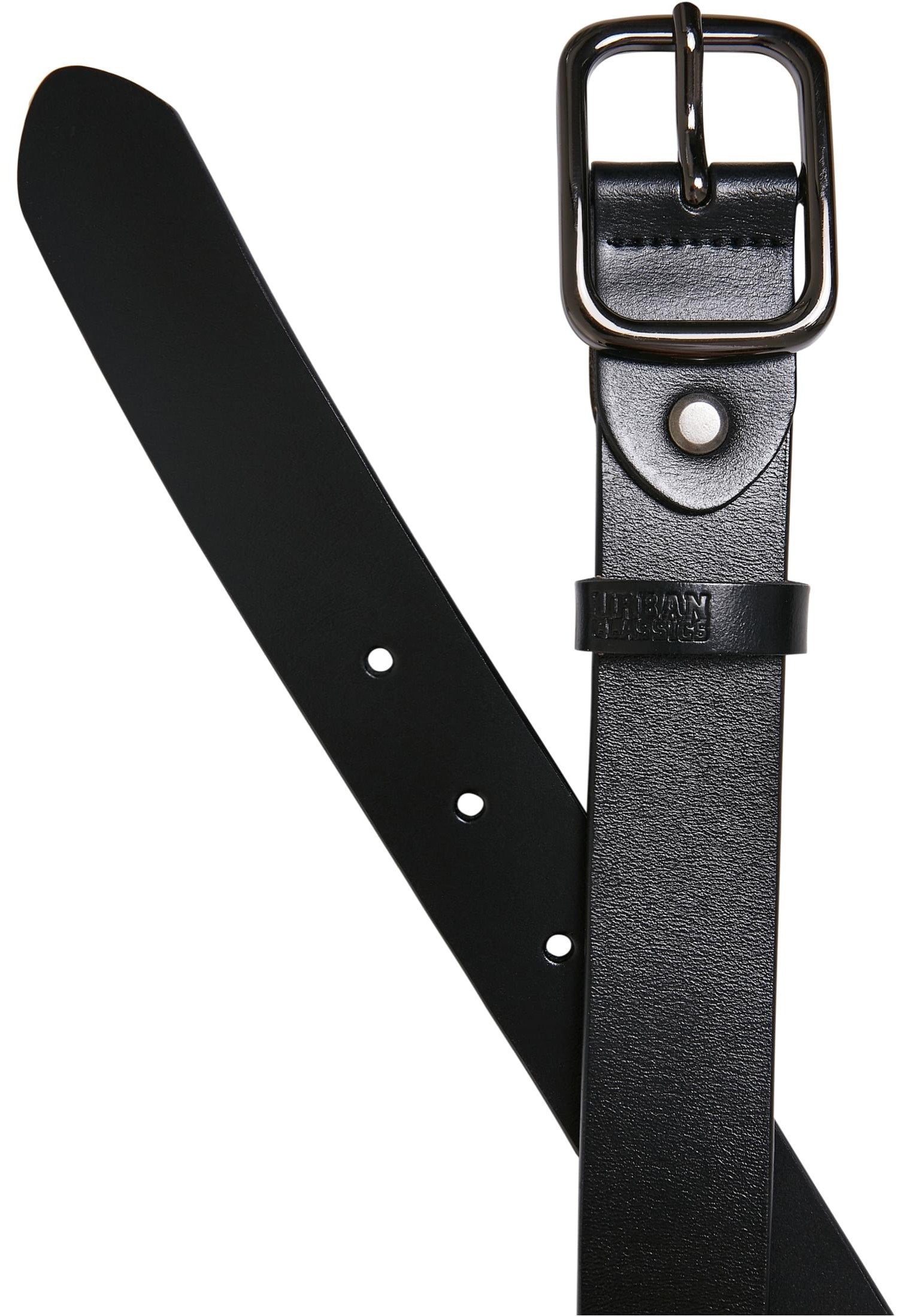 Urban Classics - Synthetic Leather Thorn Buckle Business Black - Belt Get To Buy Sale Online