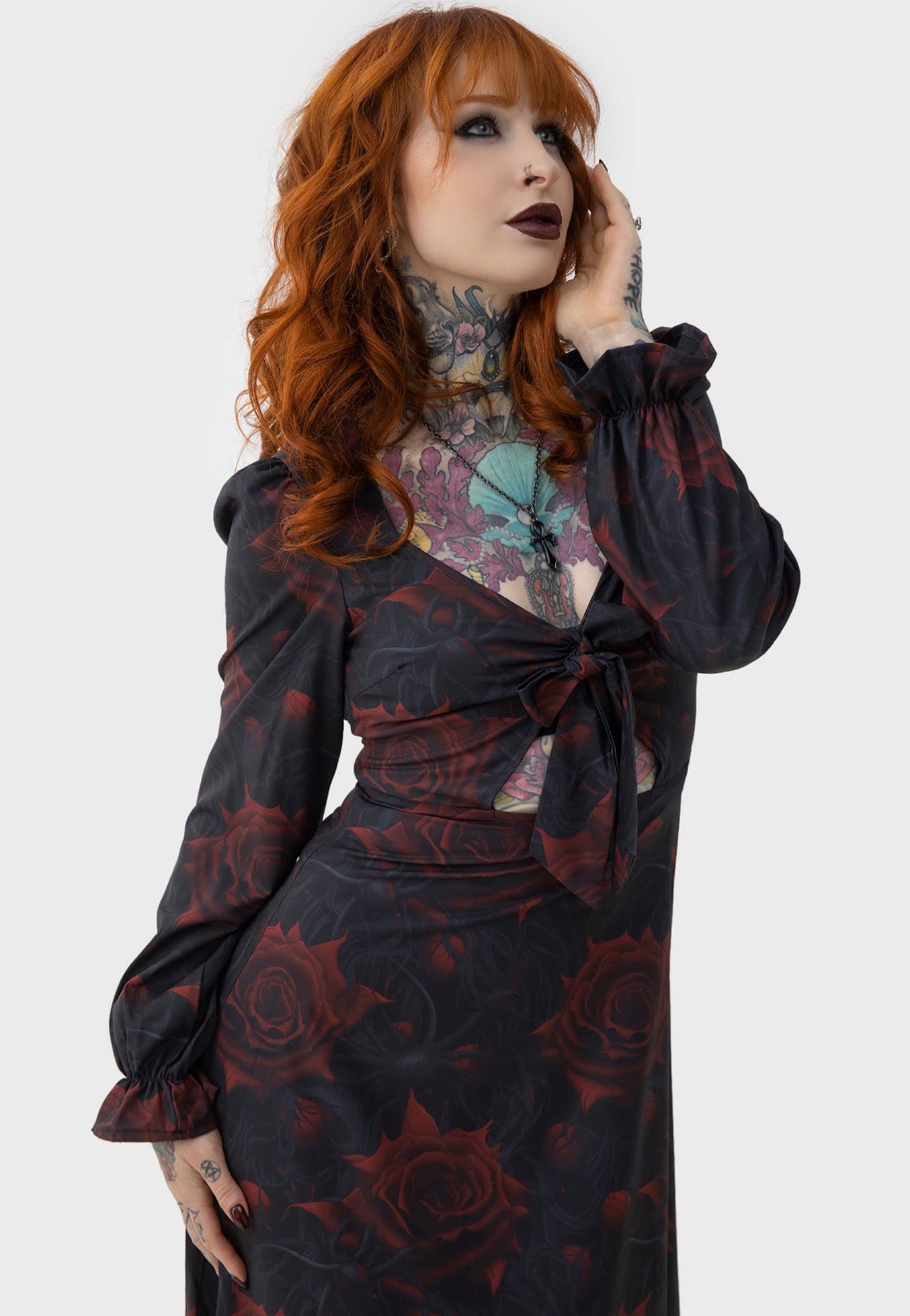 Killstar - Neve's Nightmare Black/Red - Dress