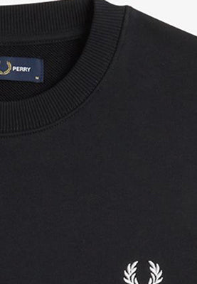 Fred Perry - Tipped Sleeve Black - Sweater Buy Cheap Largest Supplier