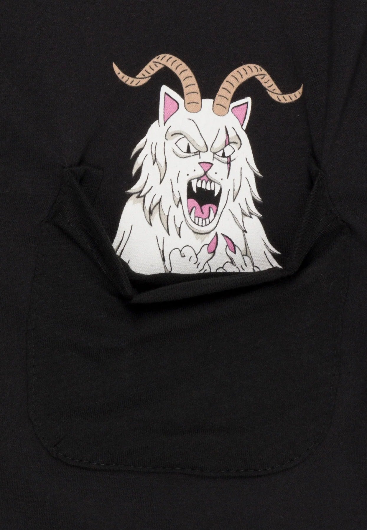 RIPNDIP - Krampus Nerm Pocket Black - T-Shirt Buy Cheap Extremely