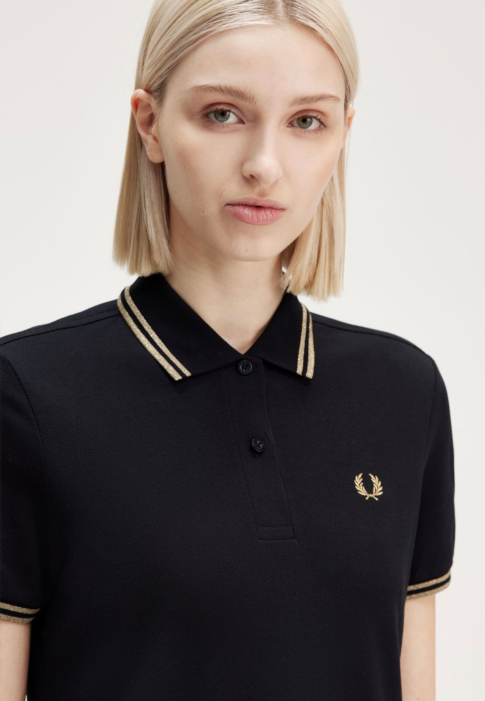 Fred Perry - Twin Tipped Black/Mtalicgold - Dress Cheap Sale Ebay