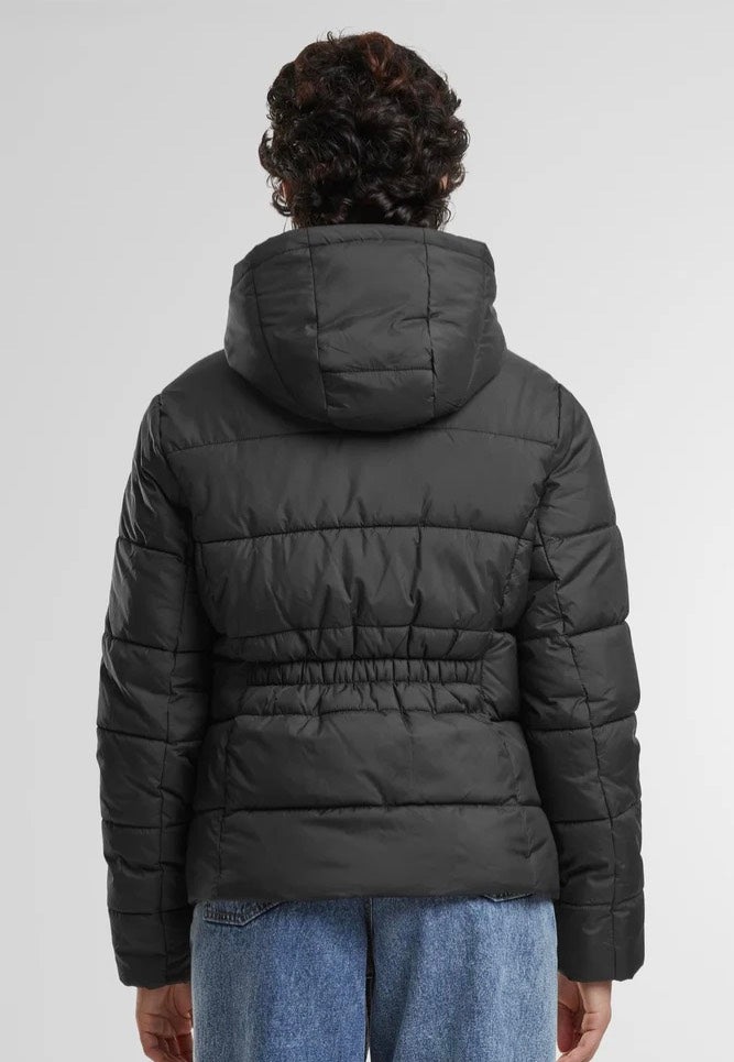 Urban Classics - Ladies Short Puffer With Hood Black - Jacket Cheap Online