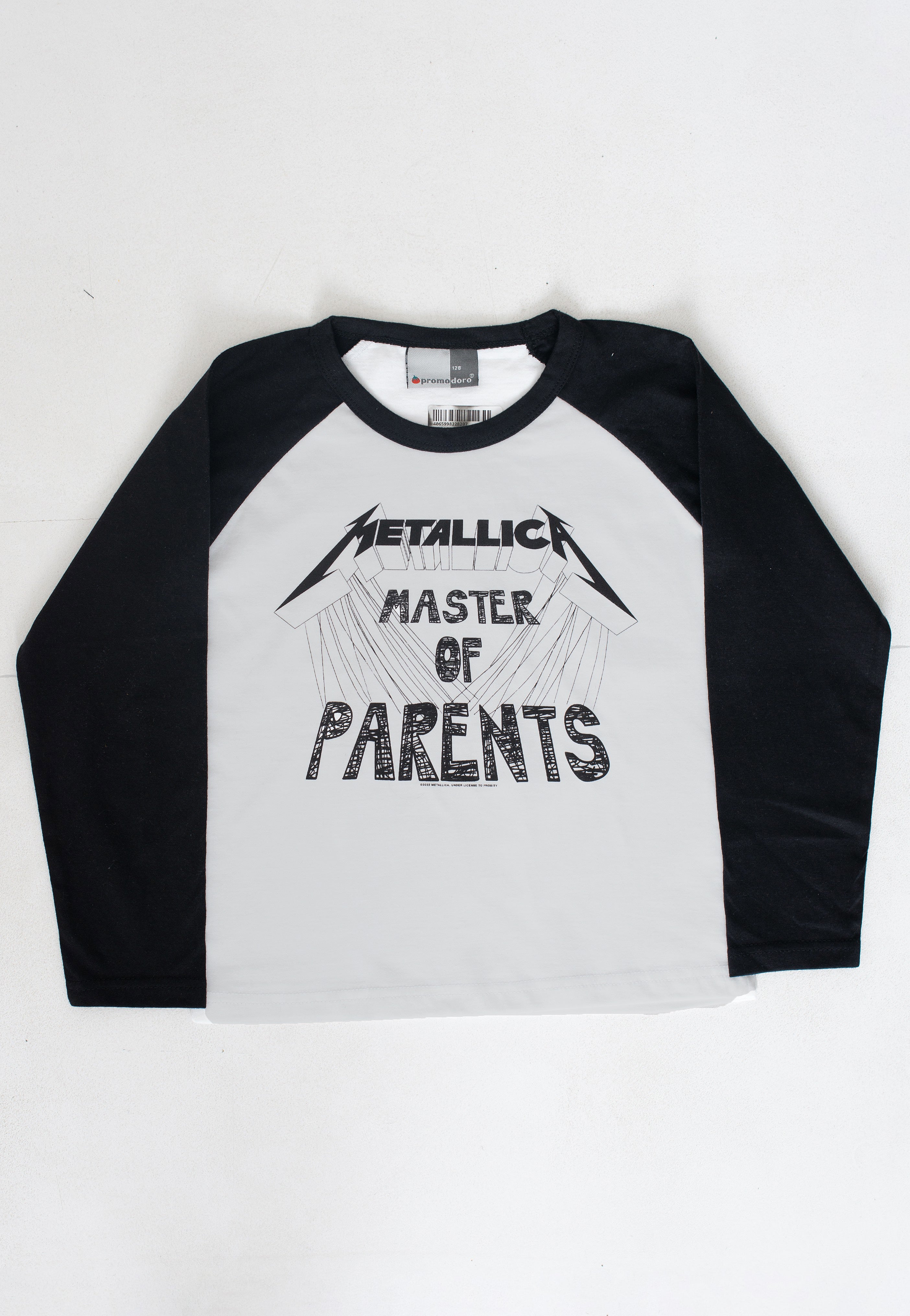 Metallica - Master Of Parents Kids White/Black - Longsleeve Cheap Pice For Sale