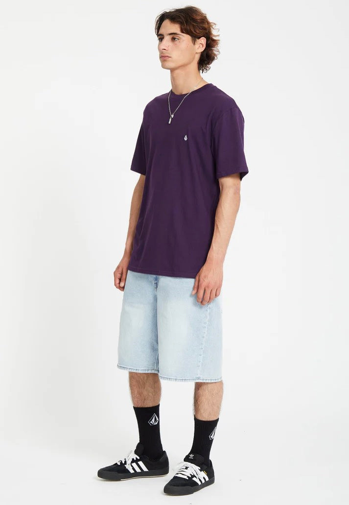 Volcom - Stone Blanks Basic Grape Royale - T-Shirt Outlet Sale Online