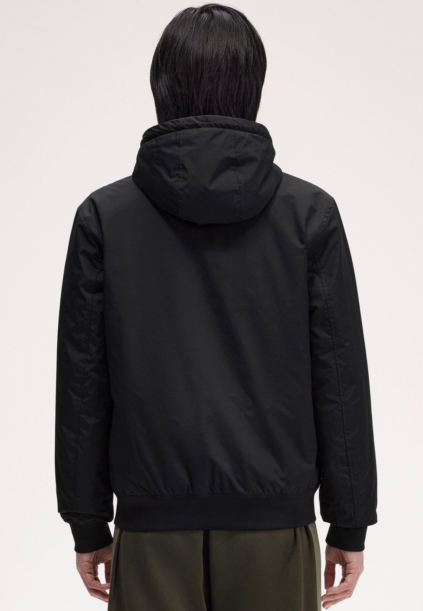 Fred Perry - The Hooded Brentham Black - Jacket Discount Footlocker Pictures