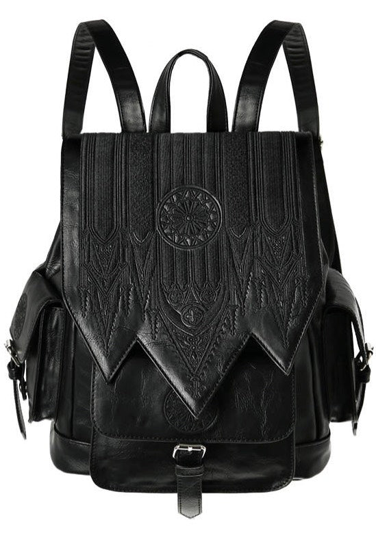 Restyle - Gothic Rosette Cathedral Embroidery Black - Backpack Cheap Nicekicks